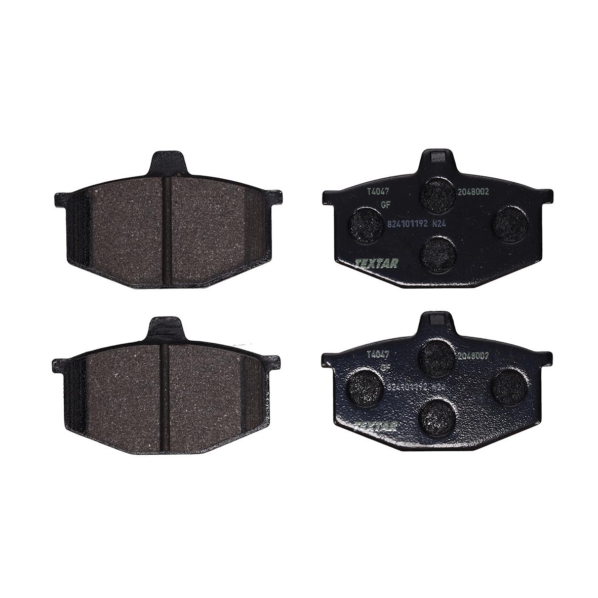 TEXTAR Bremseklodser 2048002 for RENAULT