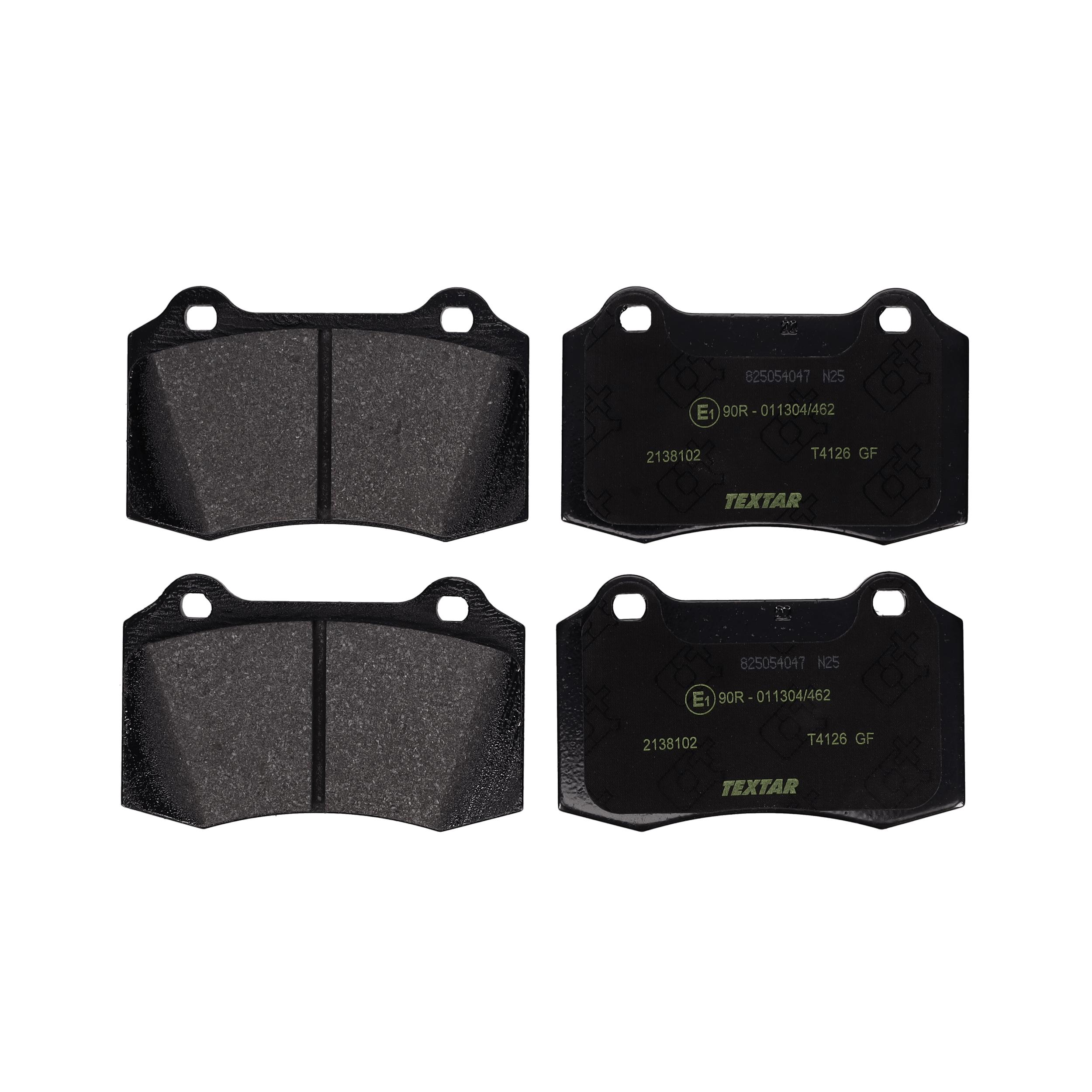 TEXTAR Bremseklodser 2138102 for VOLVO PEUGEOT AUDI JAGUAR DAIMLER ASTON MARTIN MG