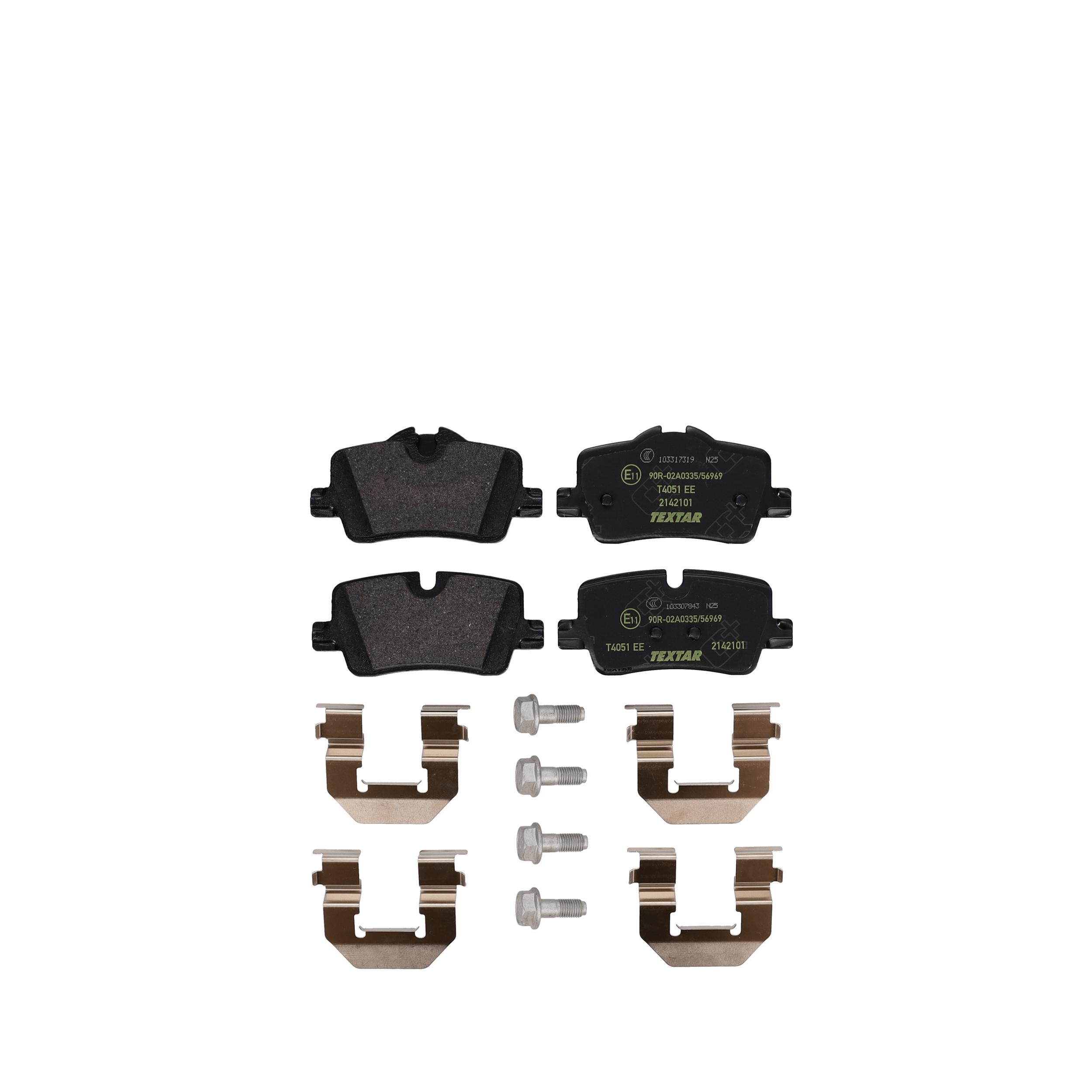 TEXTAR Bremseklodser 2142101 for BMW
