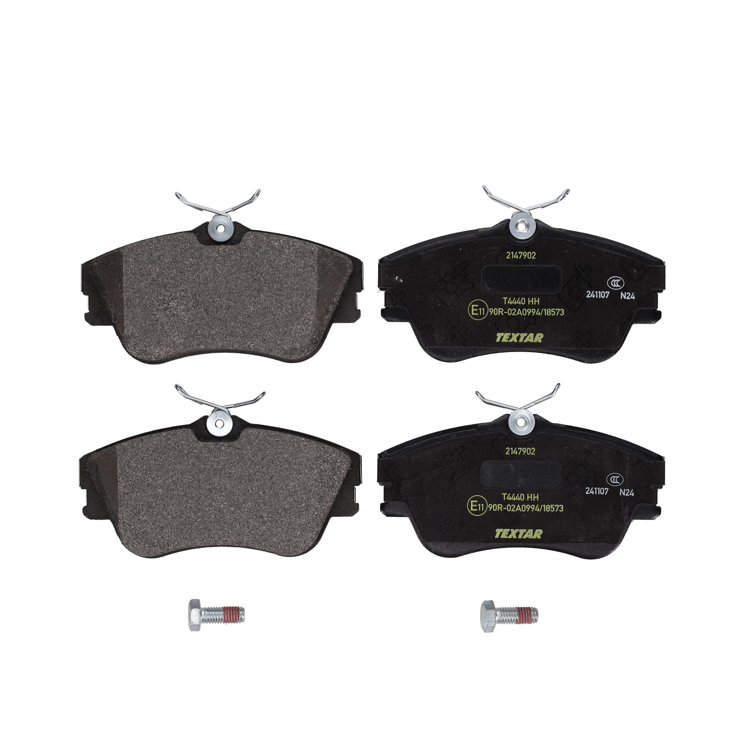 TEXTAR Bremseklodser 2147902 for AUDI SEAT