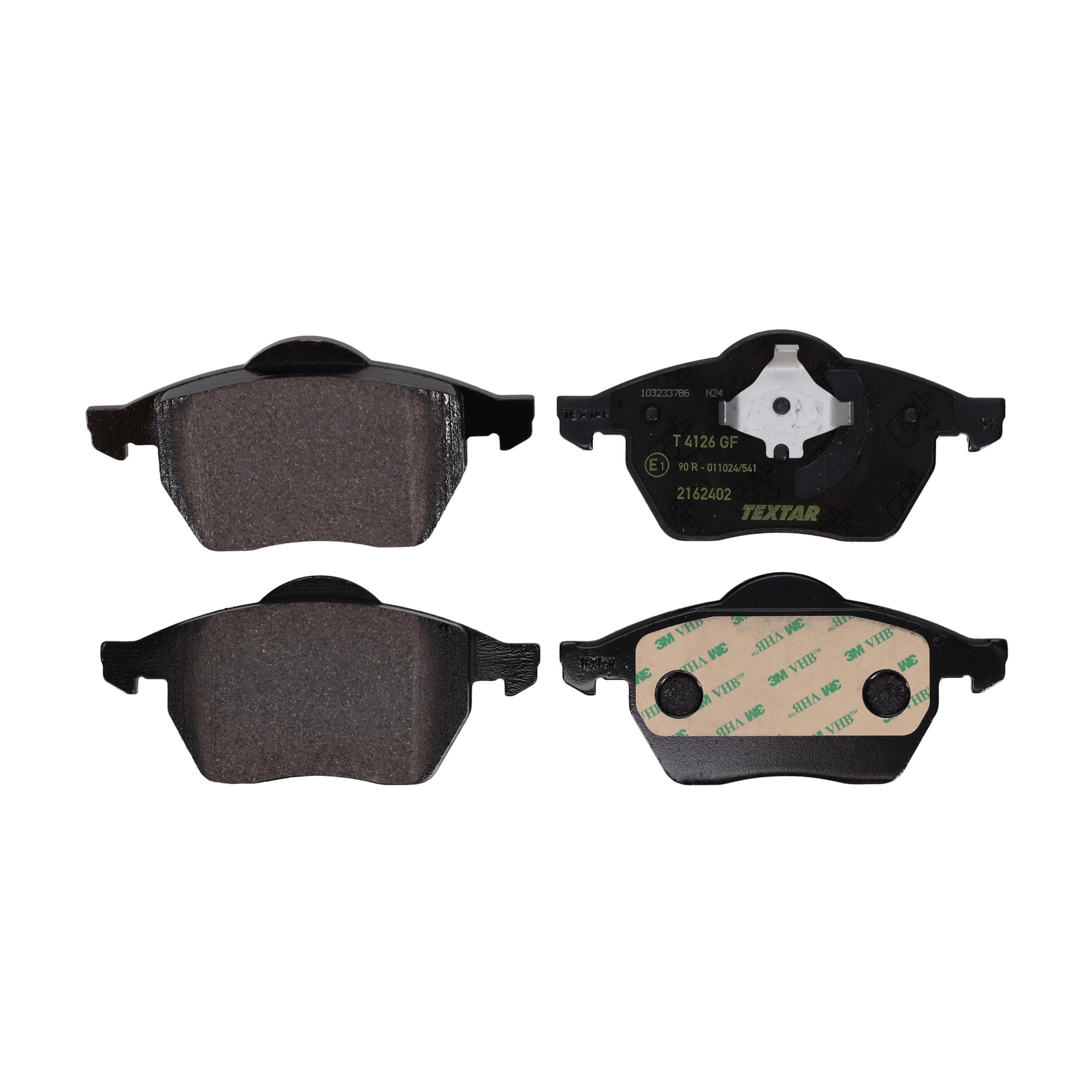 TEXTAR Bremseklodser 2162402 for AUDI SKODA VW SEAT