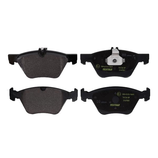 TEXTAR Bremseklodser 2167001 for MERCEDES-BENZ CHRYSLER