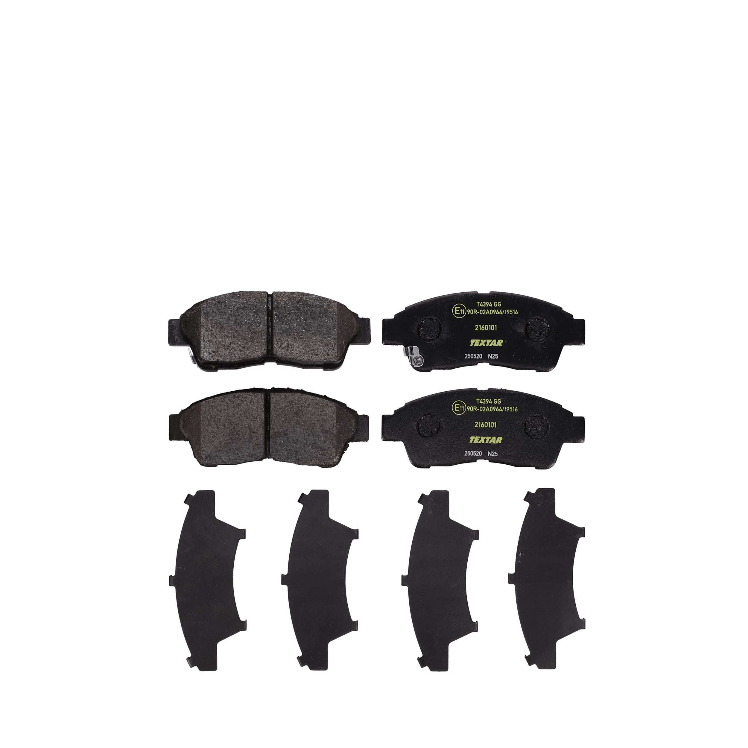 TEXTAR Bremseklodser 2160101 for TOYOTA NISSAN