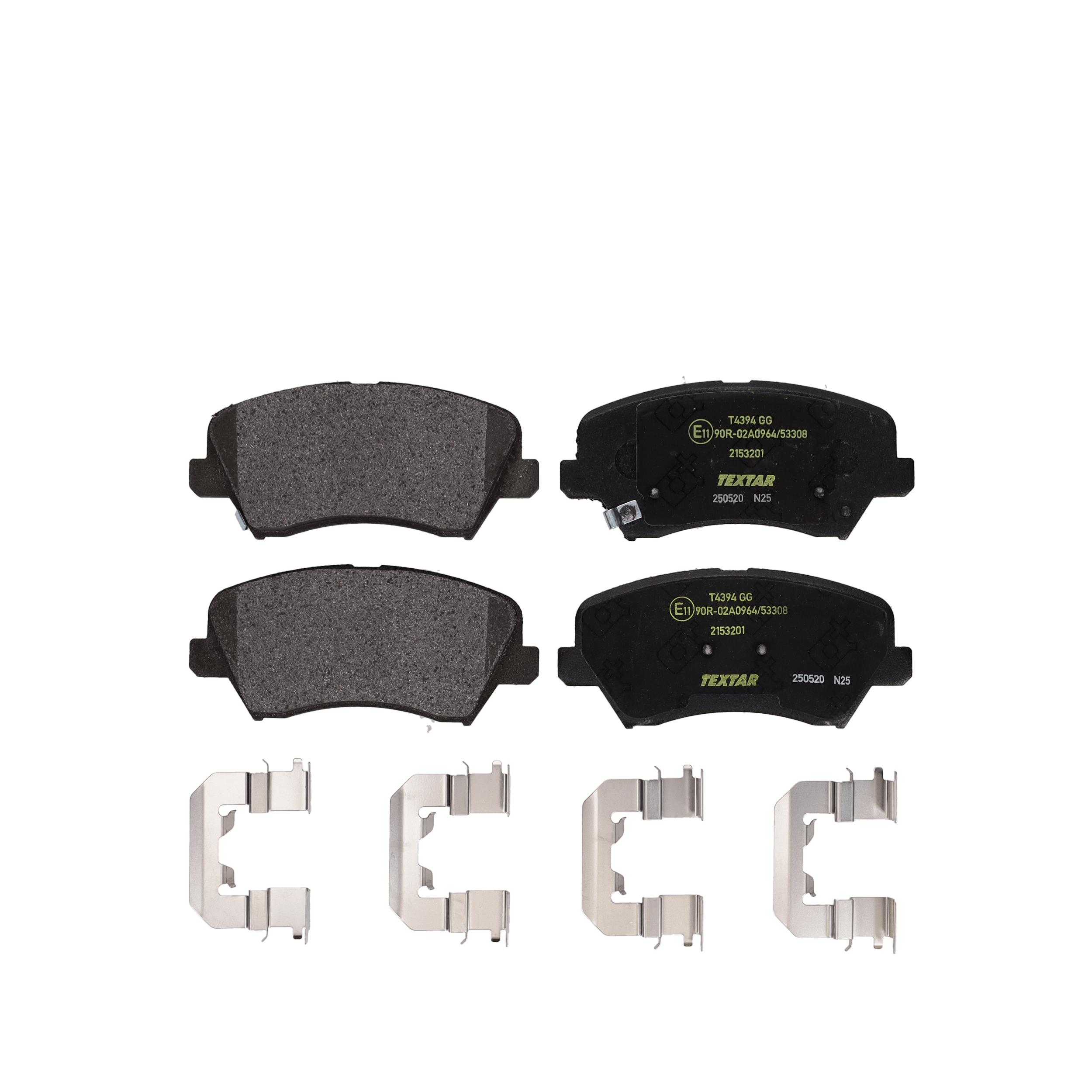 TEXTAR Bremseklodser 2153201 for KIA HYUNDAI