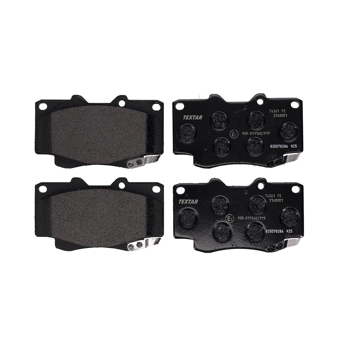 TEXTAR Bremseklodser 2168001 for TOYOTA