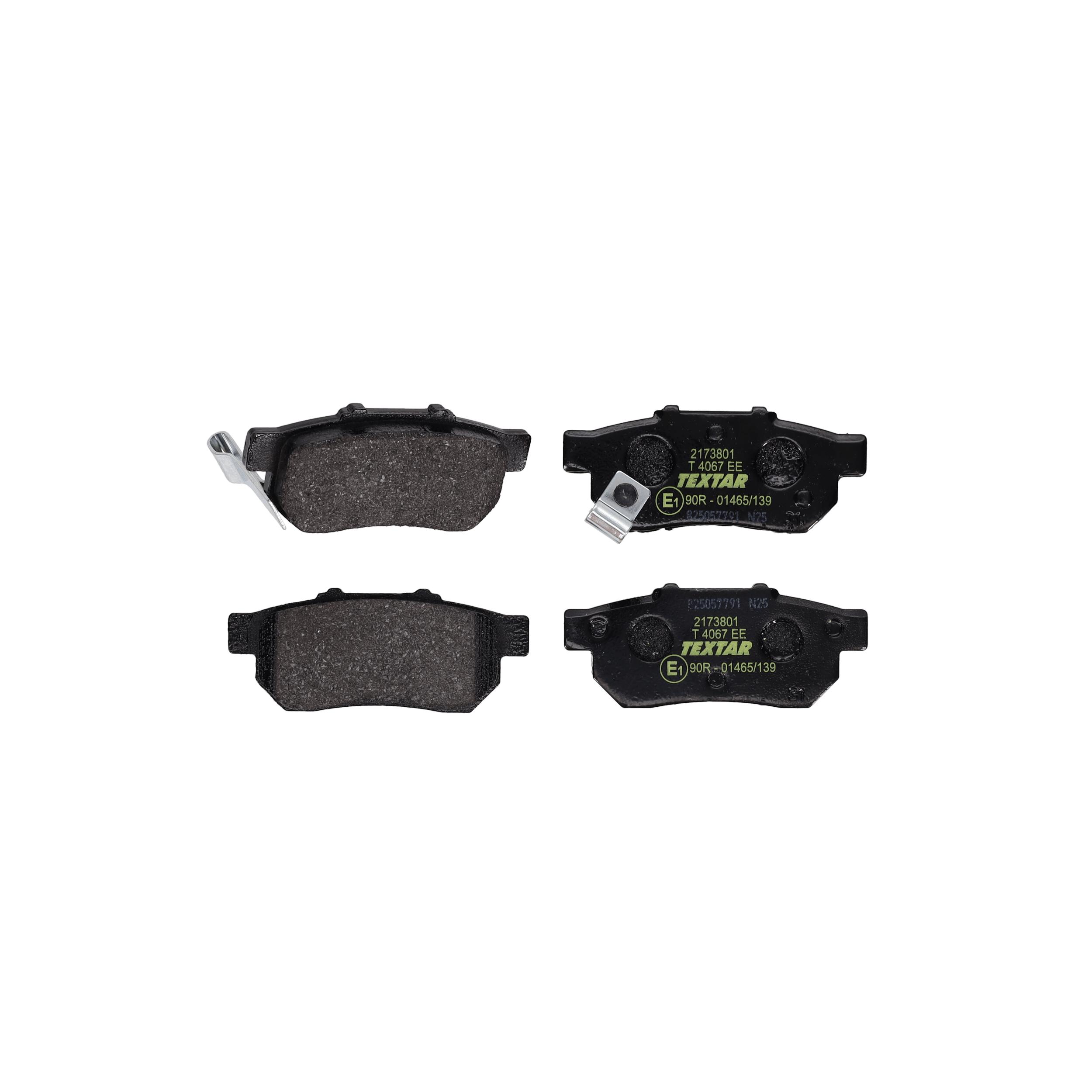 TEXTAR Bremseklodser 2173801 for HONDA ACURA