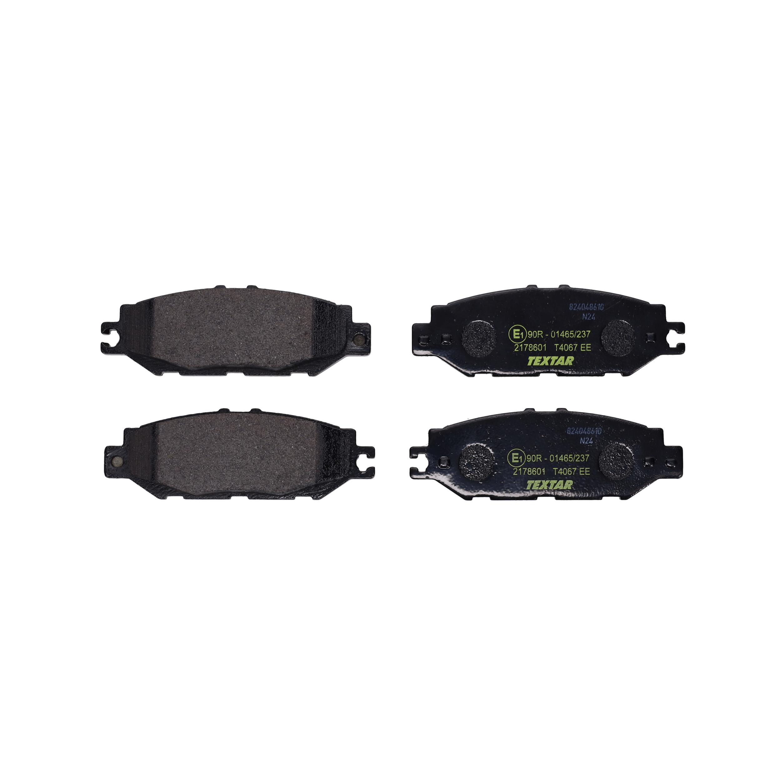 TEXTAR Bremseklodser 2178601 for LEXUS TOYOTA NISSAN