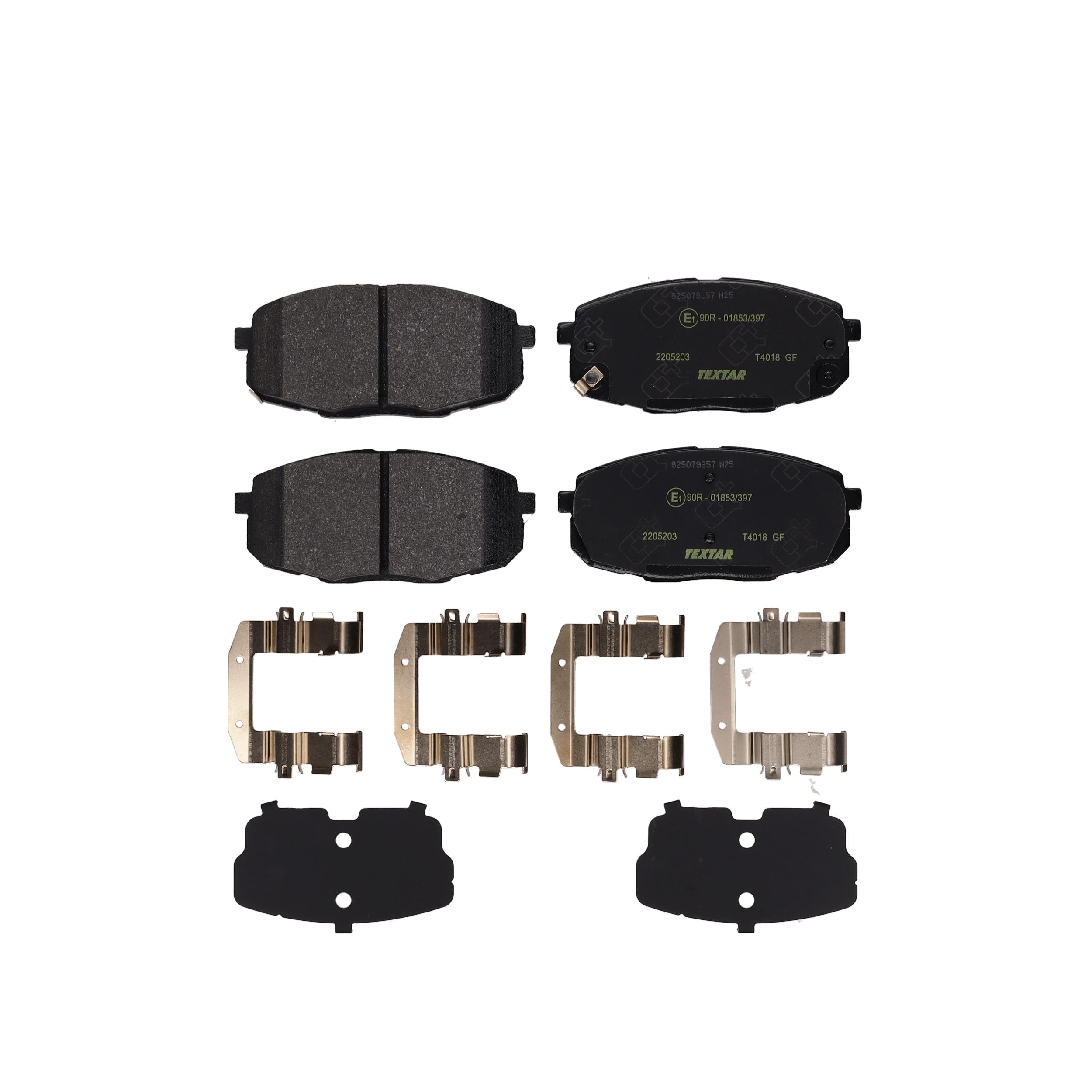 TEXTAR Bremseklodser 2205203 for HYUNDAI KIA