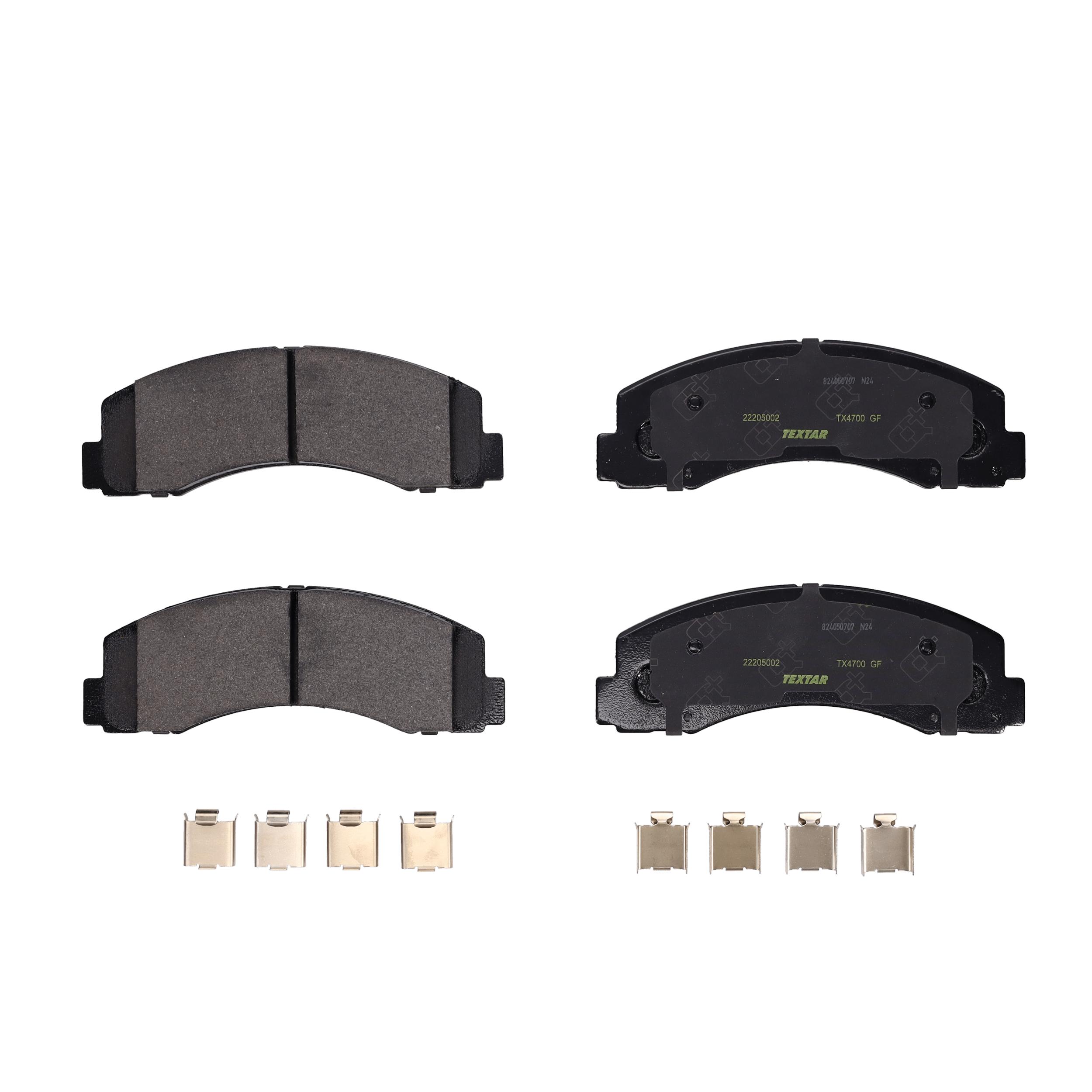 TEXTAR Bremseklodser 2205002 for FORD USA FORD LINCOLN