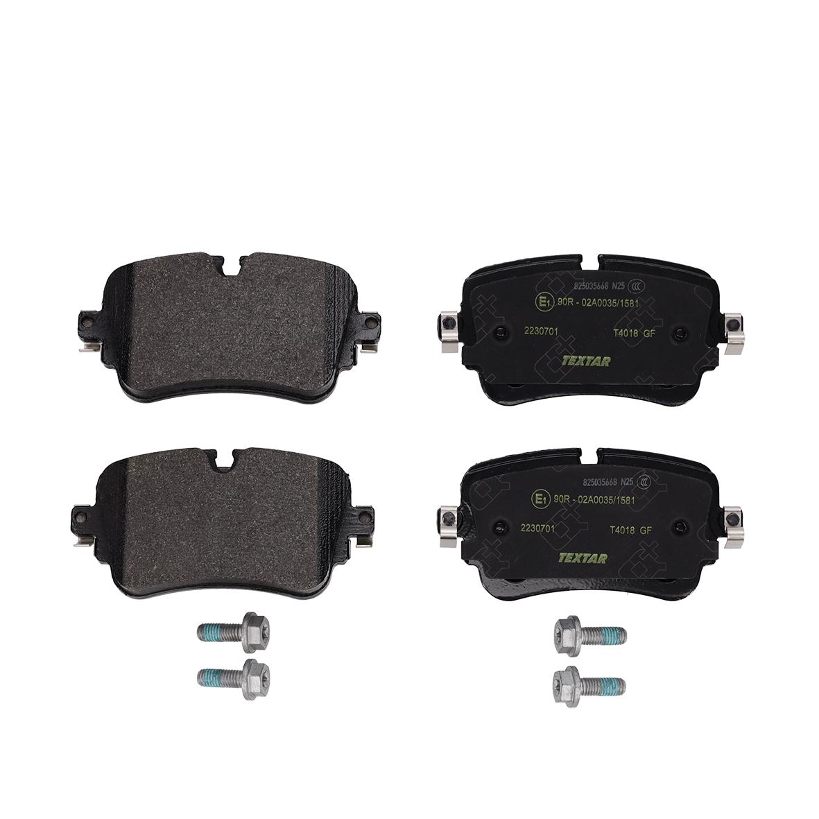TEXTAR Bremseklodser 2230701 for AUDI SKODA VW