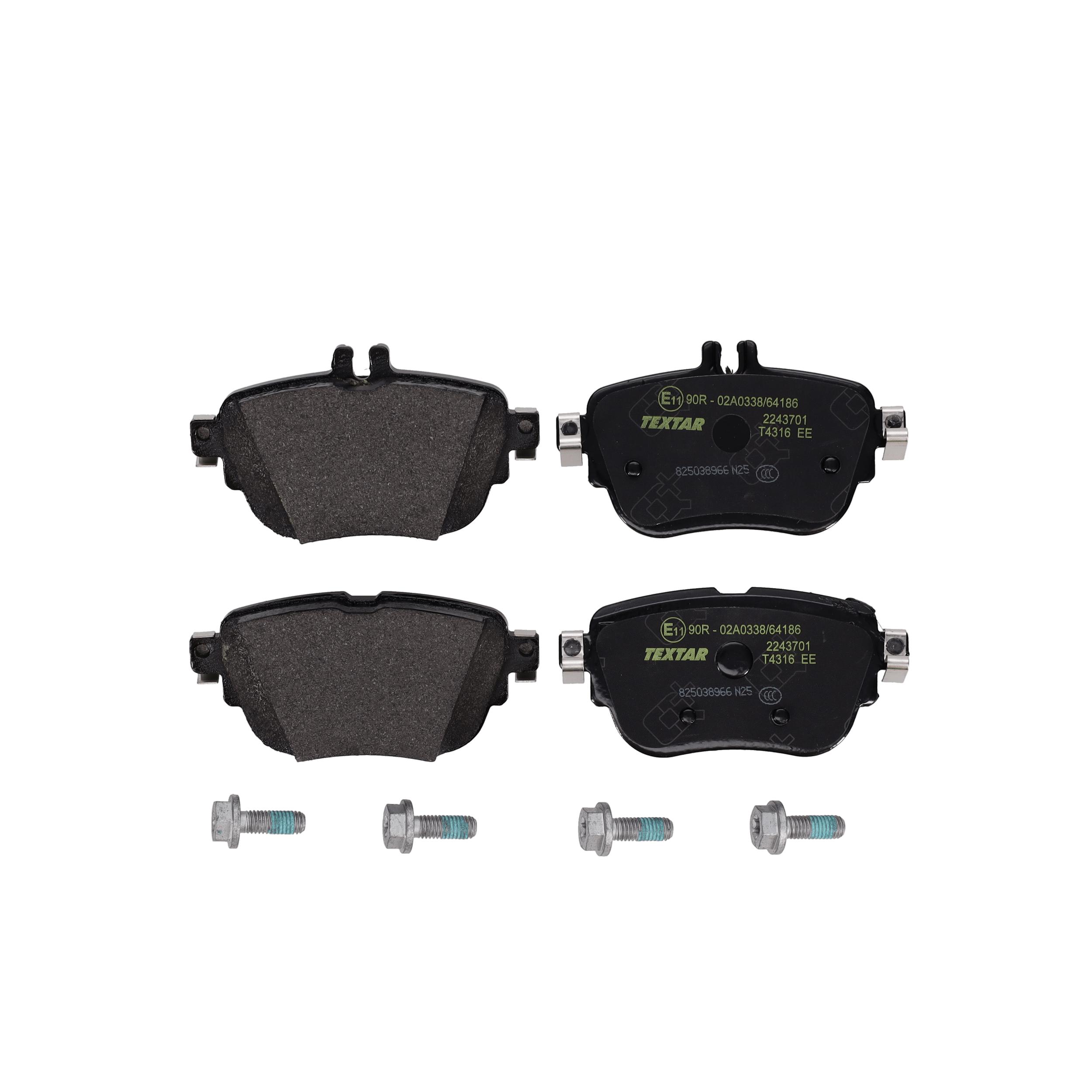TEXTAR Bremseklodser 2243701 for MERCEDES-BENZ