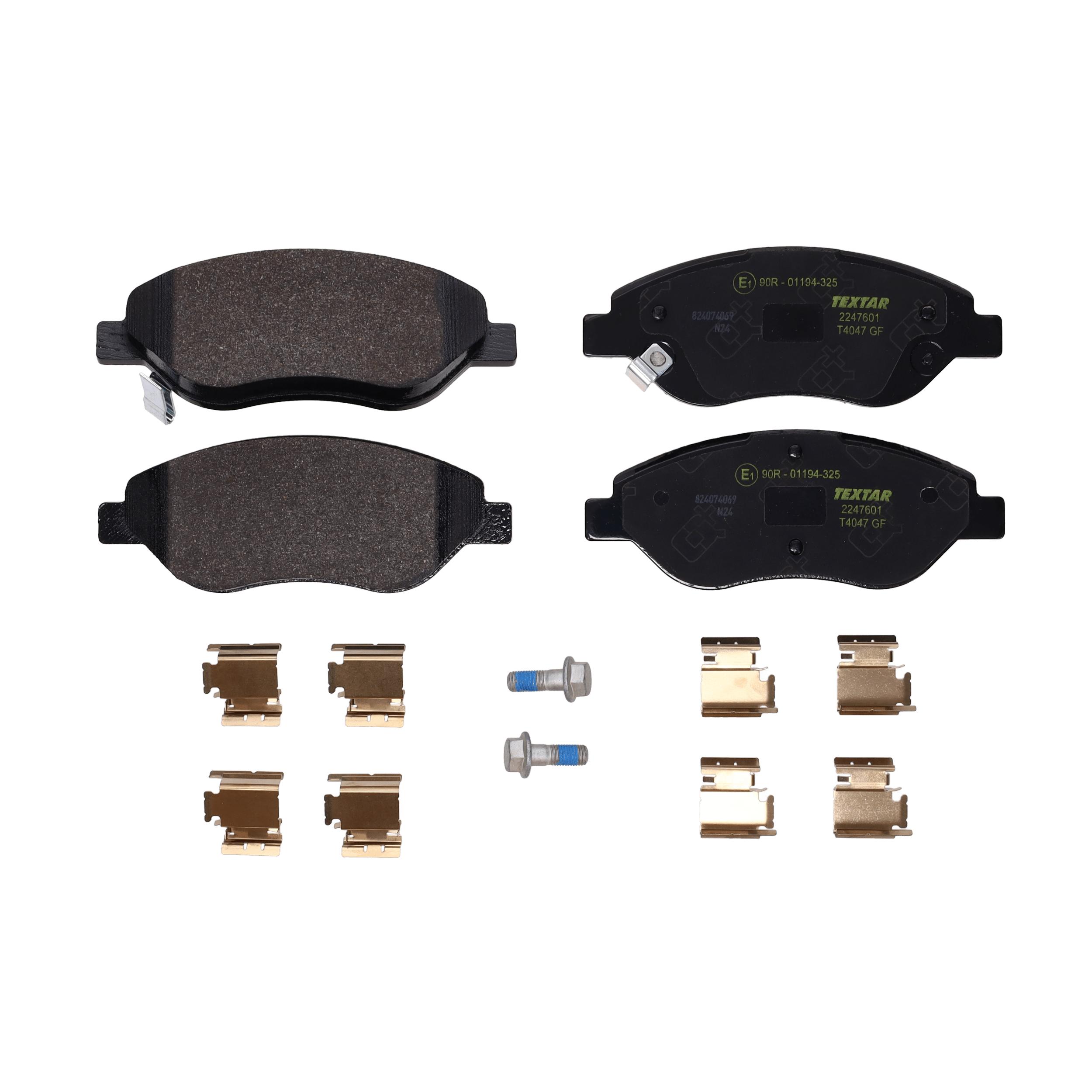 TEXTAR Bremseklodser 2247601 for FIAT