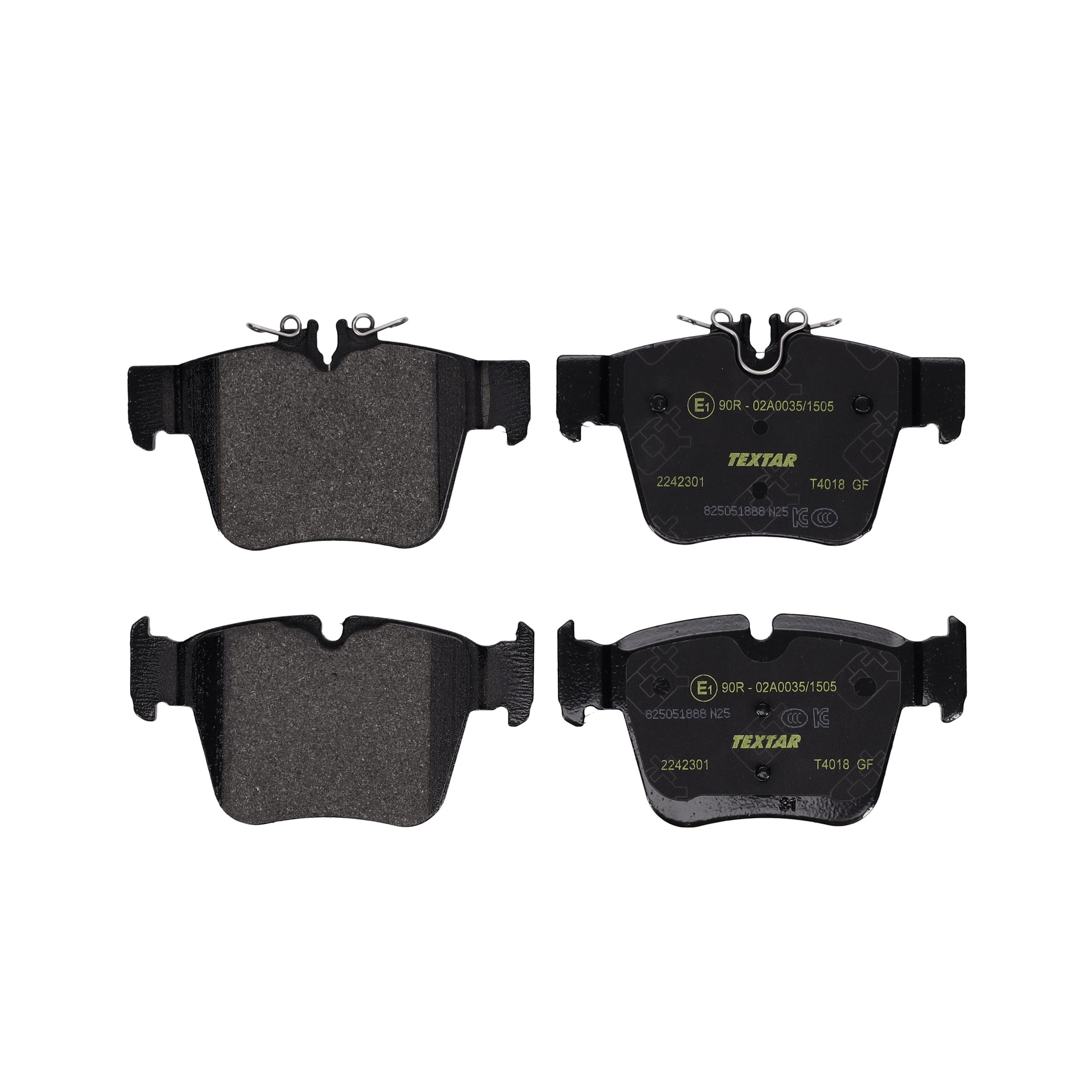 TEXTAR Bremseklodser 2242301 for MERCEDES-BENZ