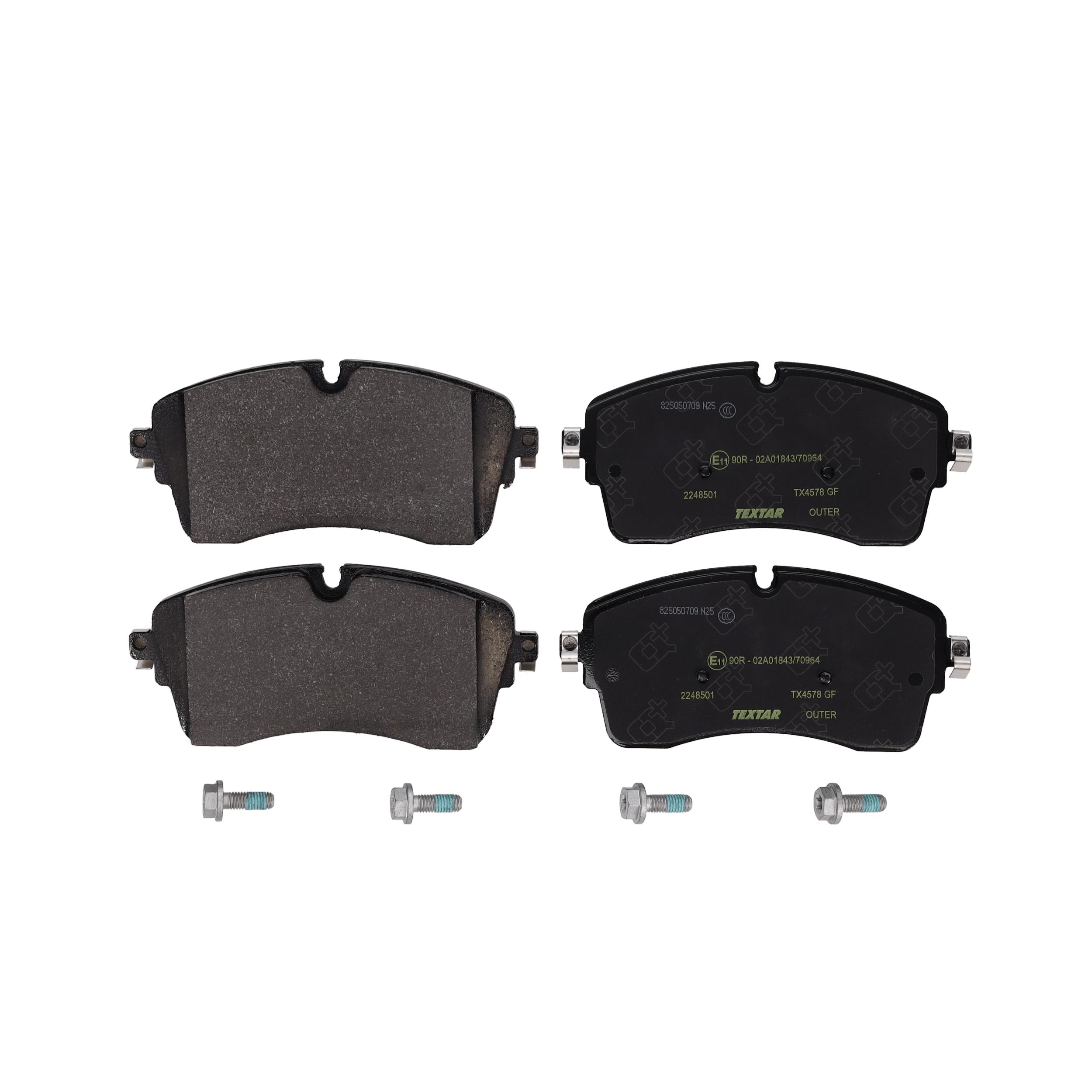 TEXTAR Bremseklodser 2248501 for LAND ROVER JAGUAR