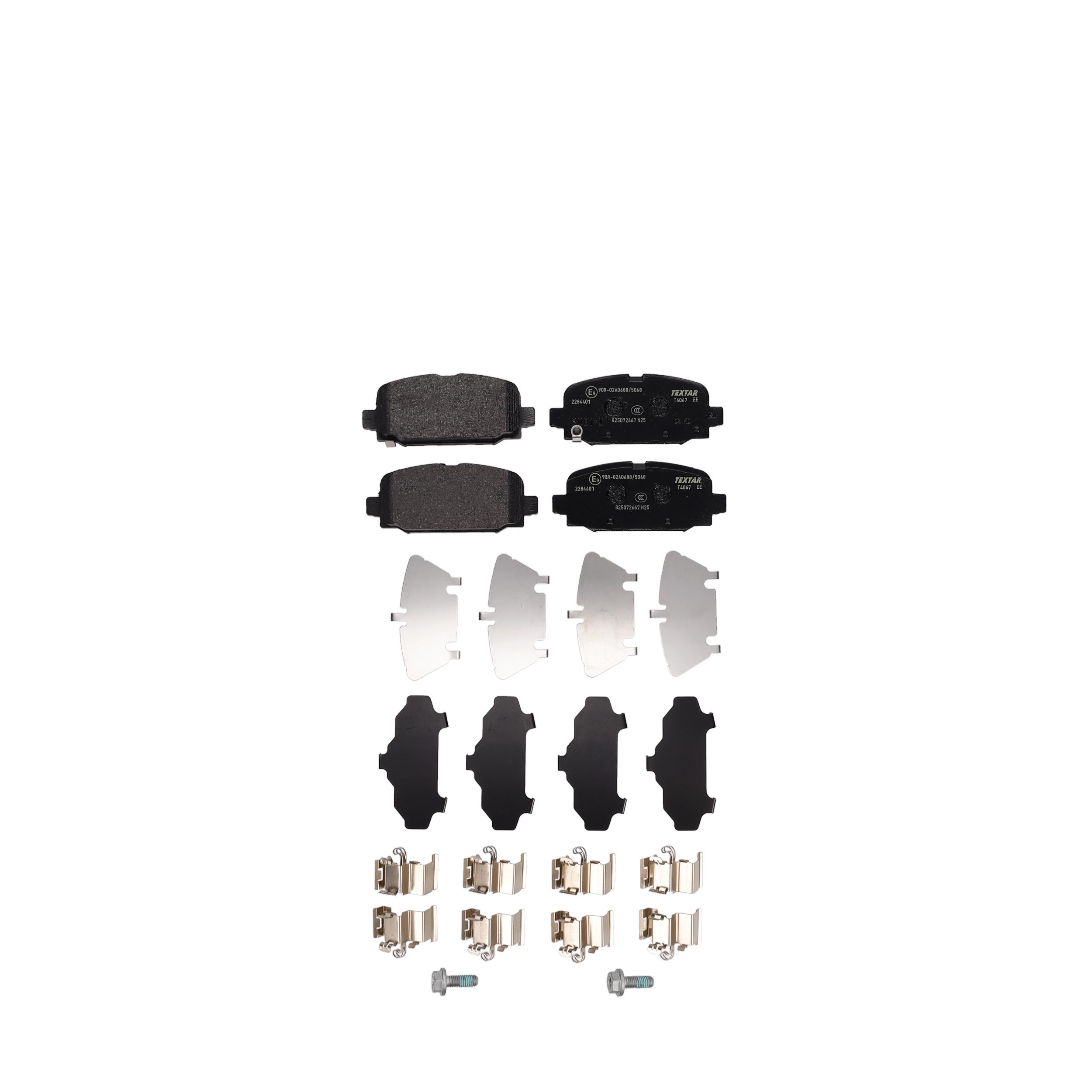 TEXTAR Bremseklodser 2284401 for JEEP (GAC FCA) JEEP