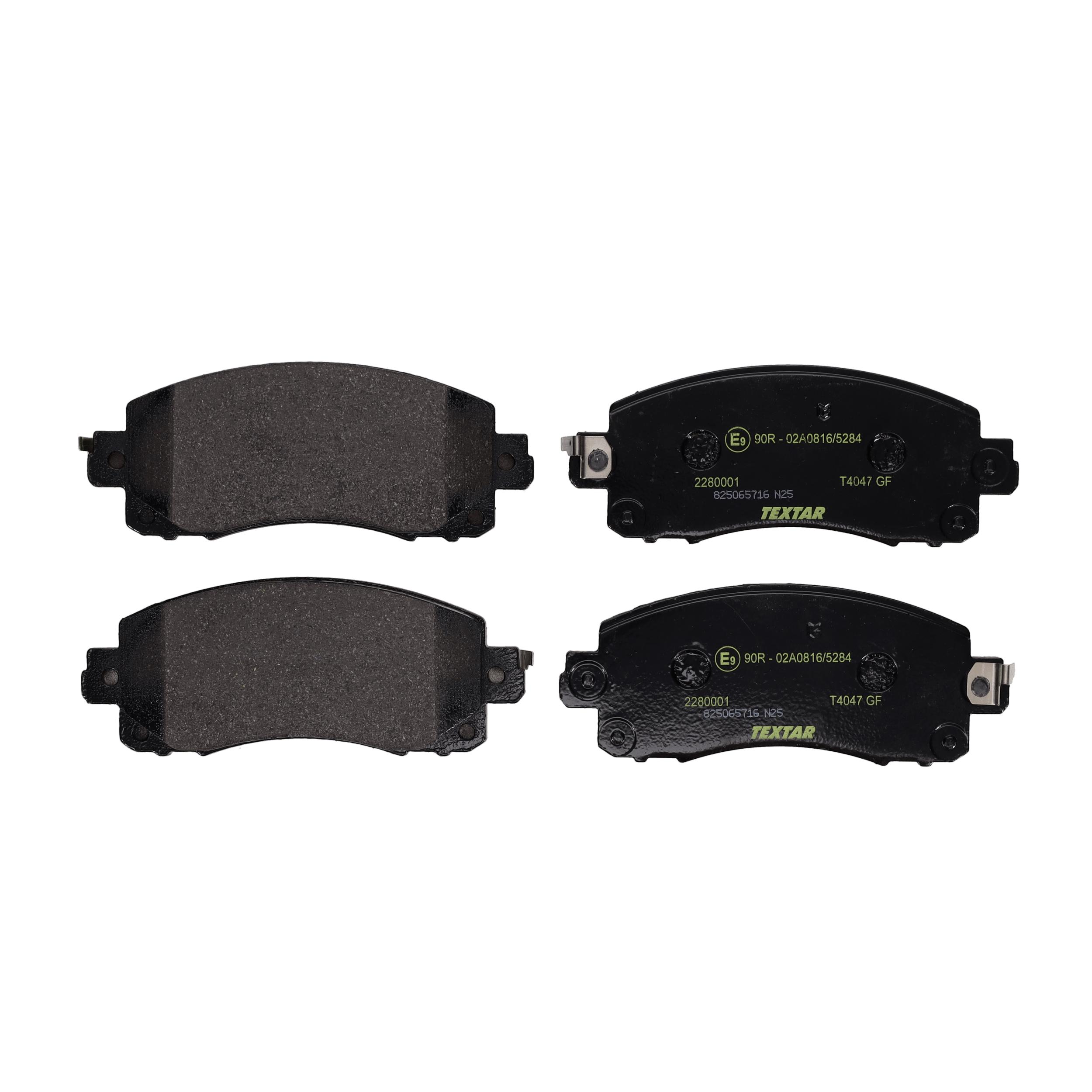 TEXTAR Bremseklodser 2280001 for SUBARU
