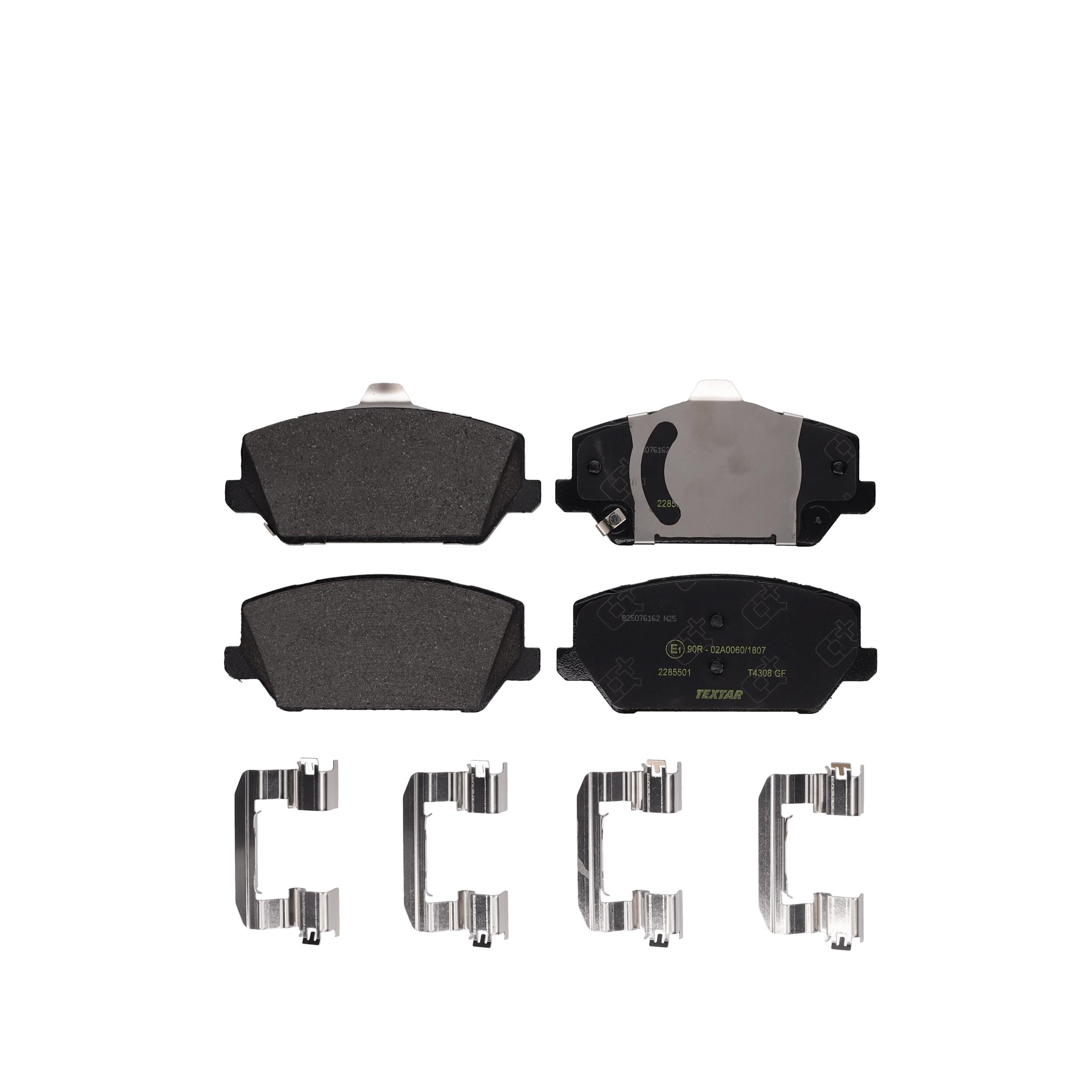 TEXTAR Bremseklodser 2285501 for HYUNDAI KIA