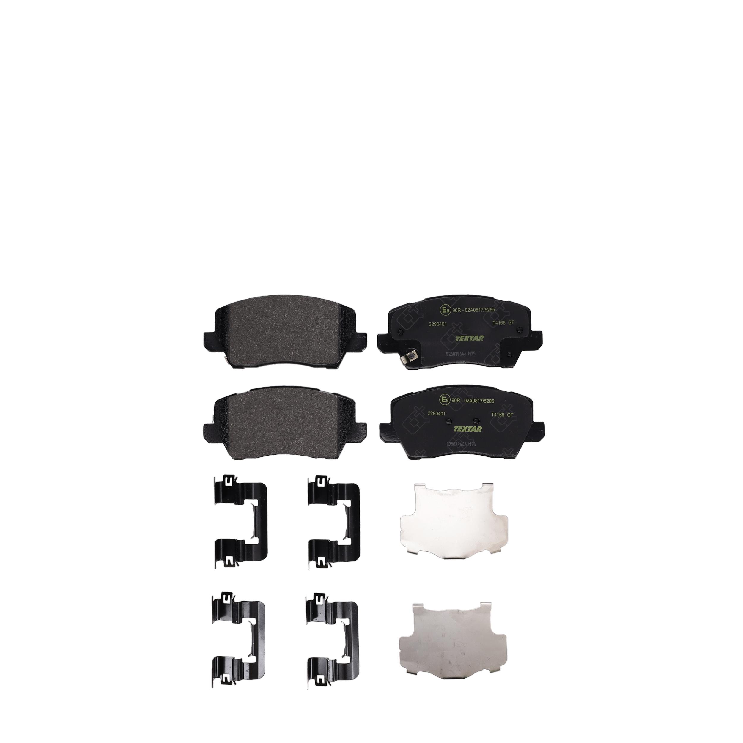 TEXTAR Bremseklodser 2290401 for KIA