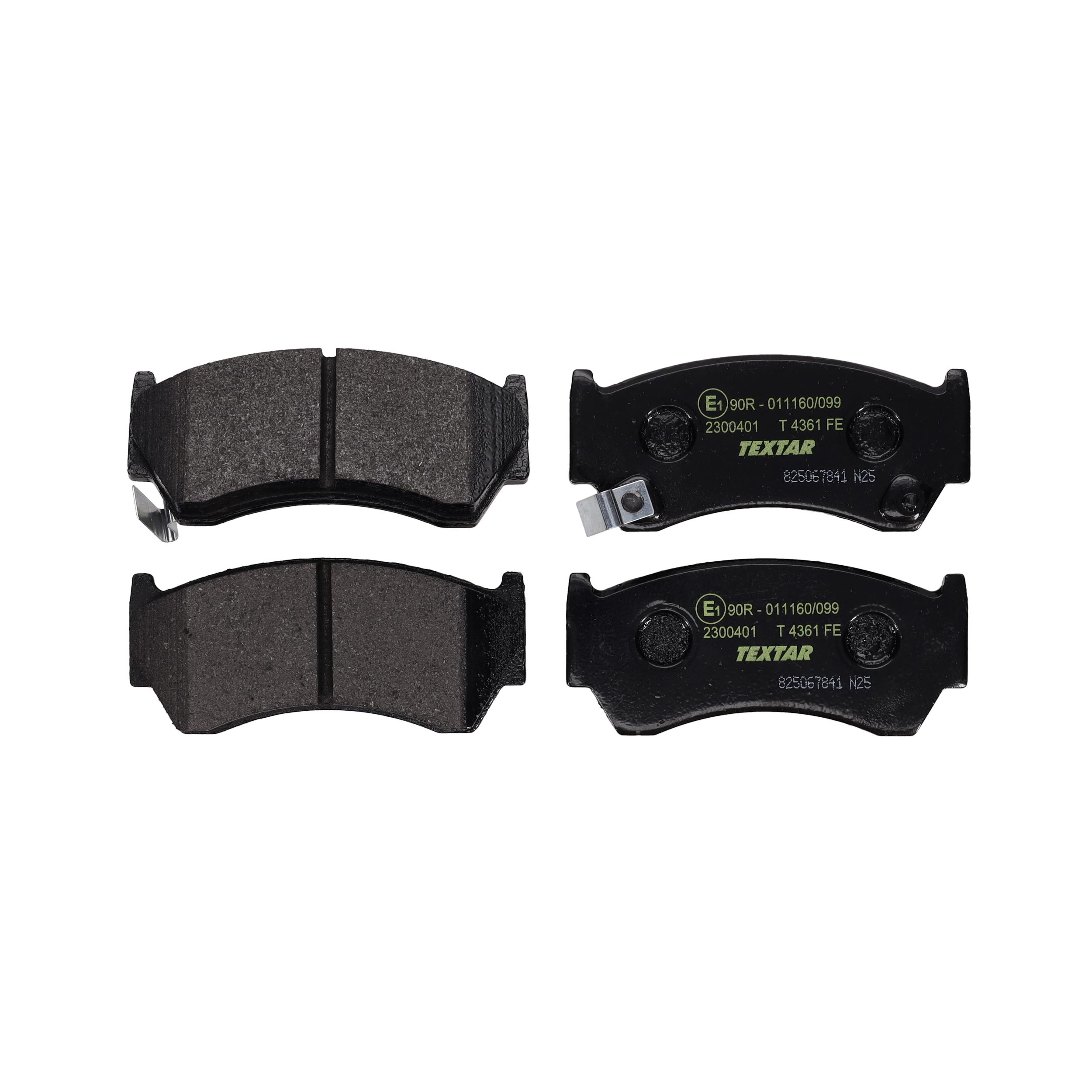TEXTAR Bremseklodser 2300401 for MAZDA NISSAN