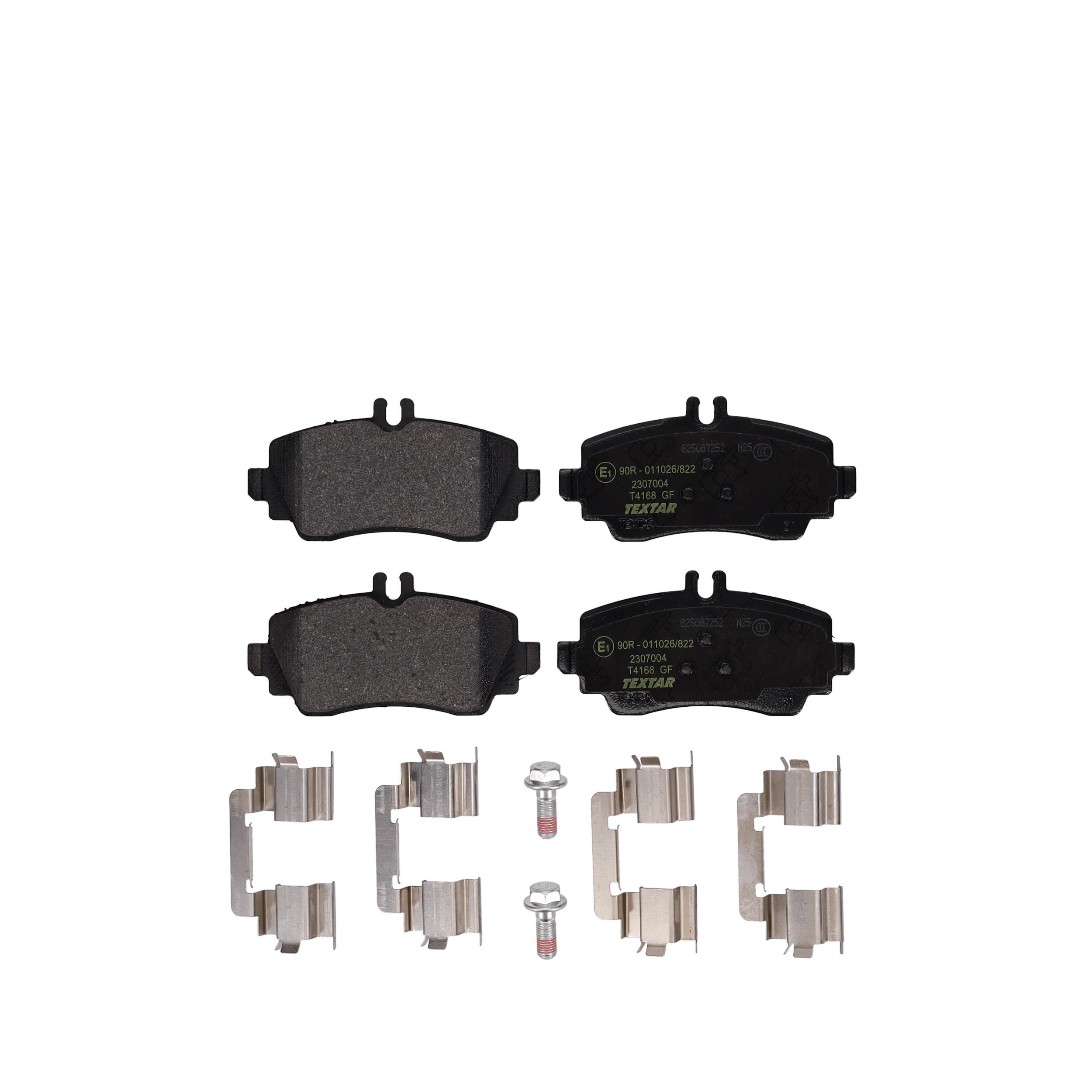 TEXTAR Bremseklodser 2307004 for MERCEDES-BENZ