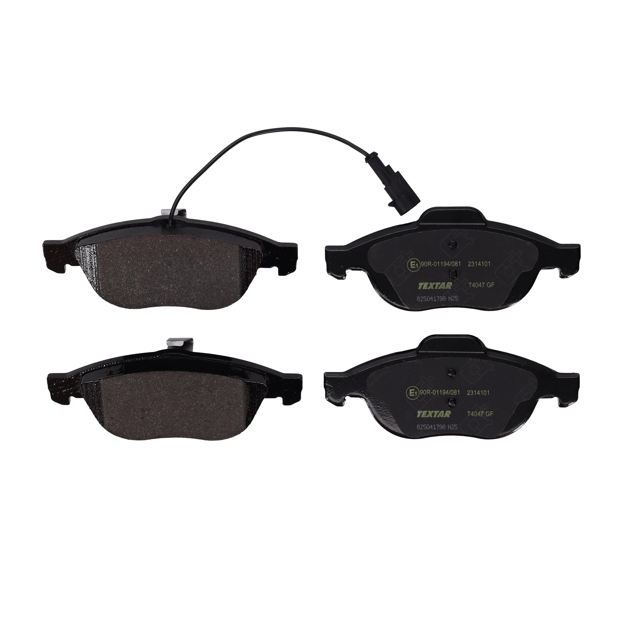 TEXTAR Bremseklodser 2314101 for ALFA ROMEO LANCIA FIAT