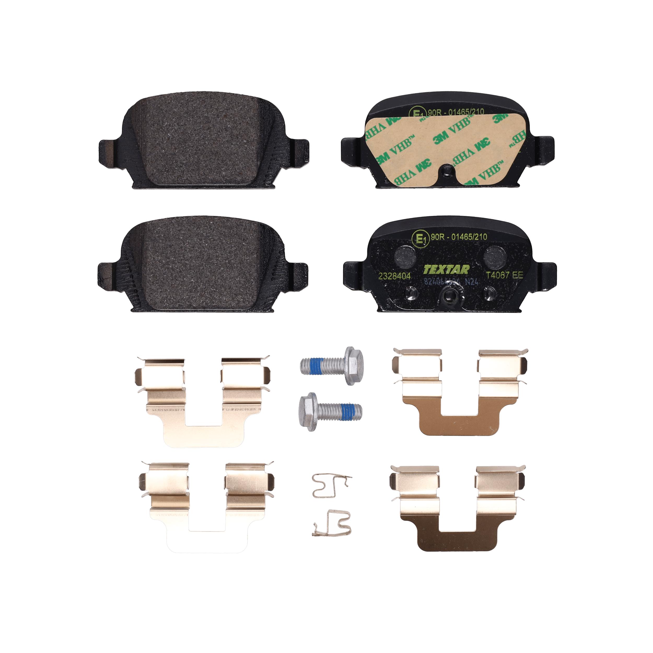 TEXTAR Bremseklodser 2328404 for OPEL