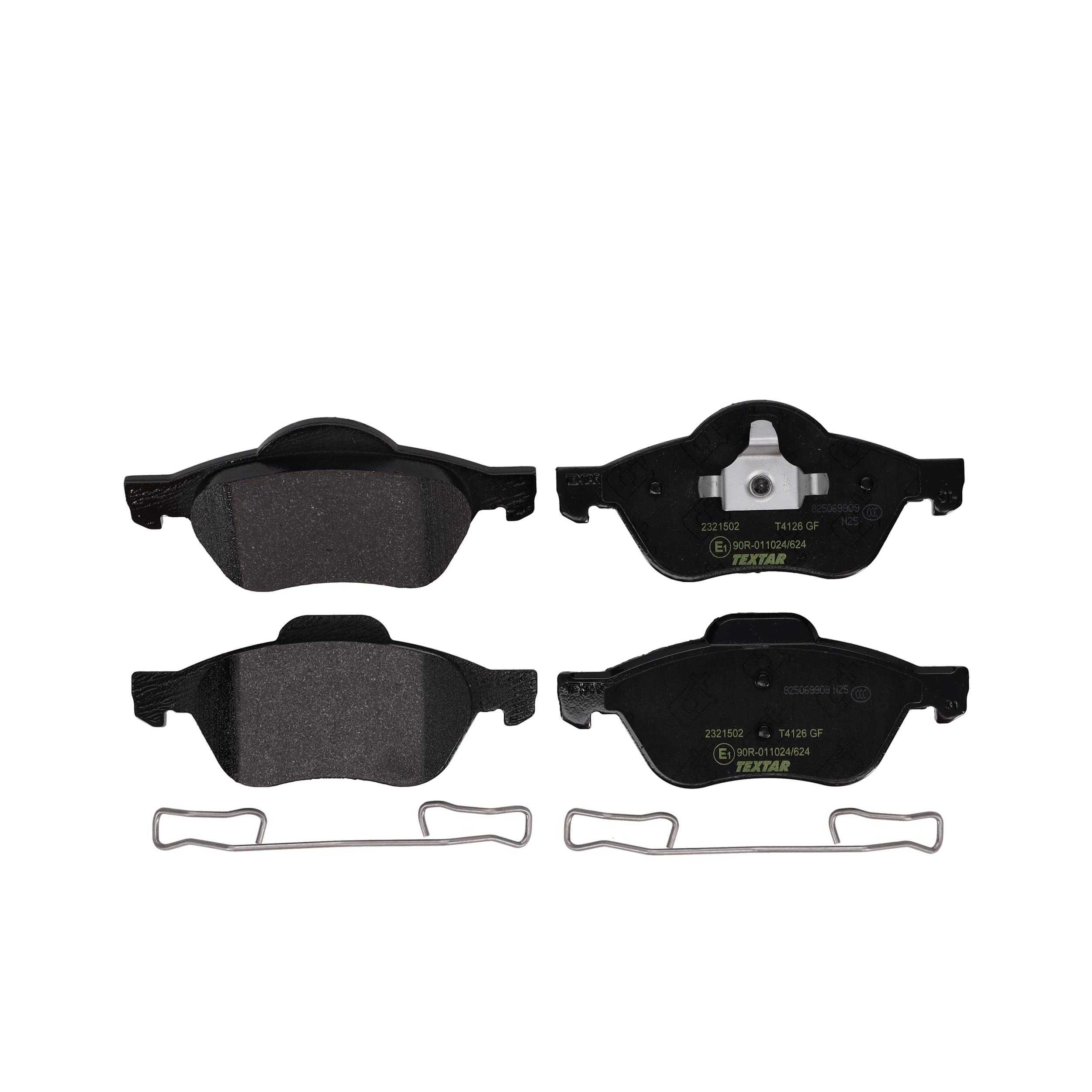 TEXTAR Bremseklodser 2321502 for RENAULT