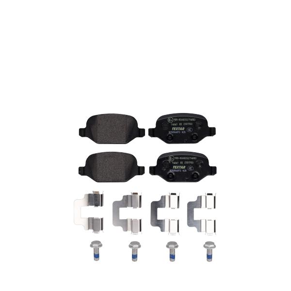 TEXTAR Bremseklodser 2351703 for LANCIA ALFA ROMEO FIAT