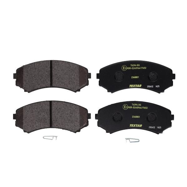 TEXTAR Bremseklodser 2348801 for ISUZU MITSUBISHI MAZDA NISSAN