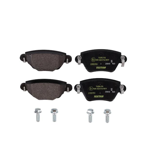 TEXTAR Bremseklodser 2355701 for FORD RENAULT JAGUAR FPV