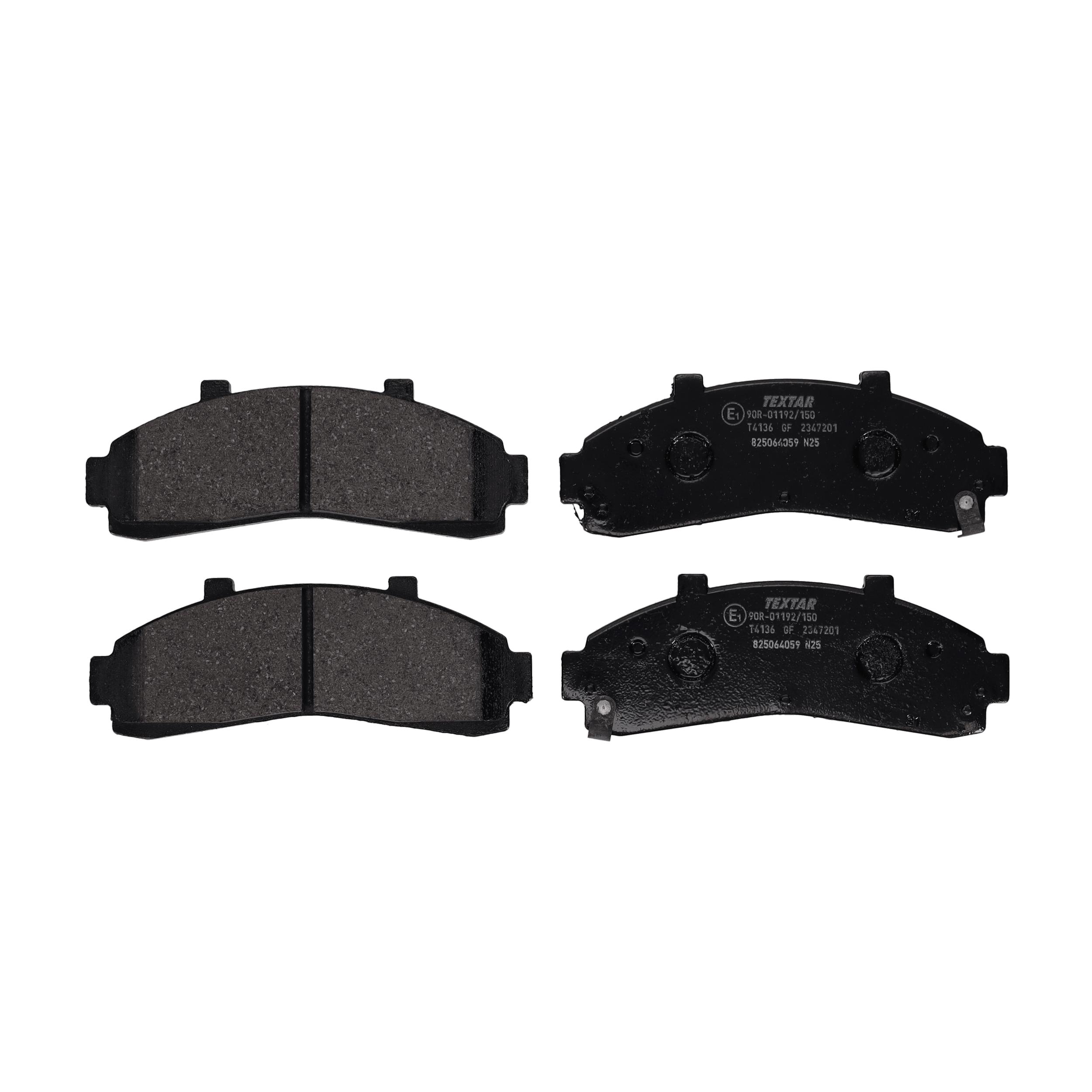 TEXTAR Bremseklodser 2347201 for FORD FORD USA MAZDA