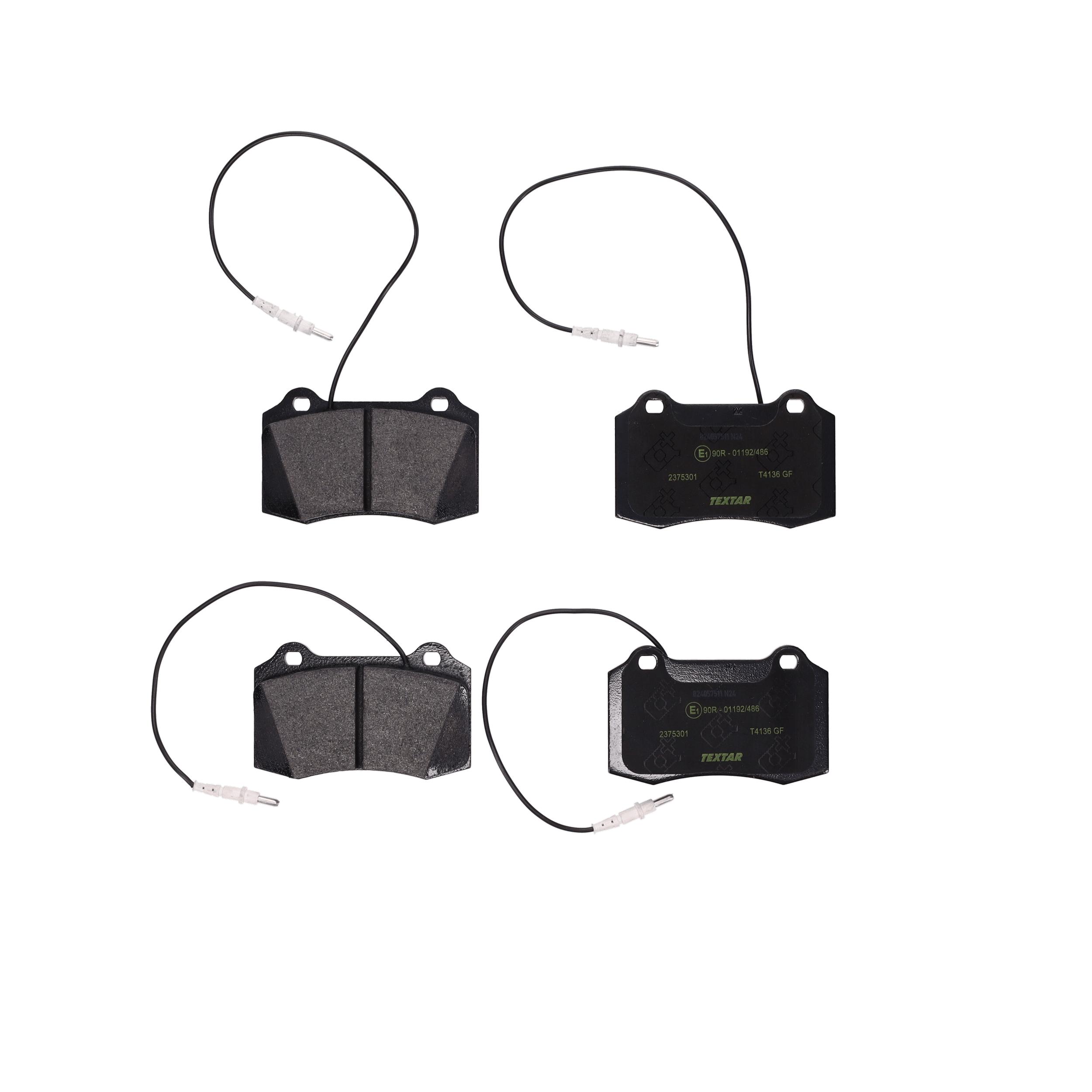TEXTAR Bremseklodser 2375301 for PEUGEOT CITROËN