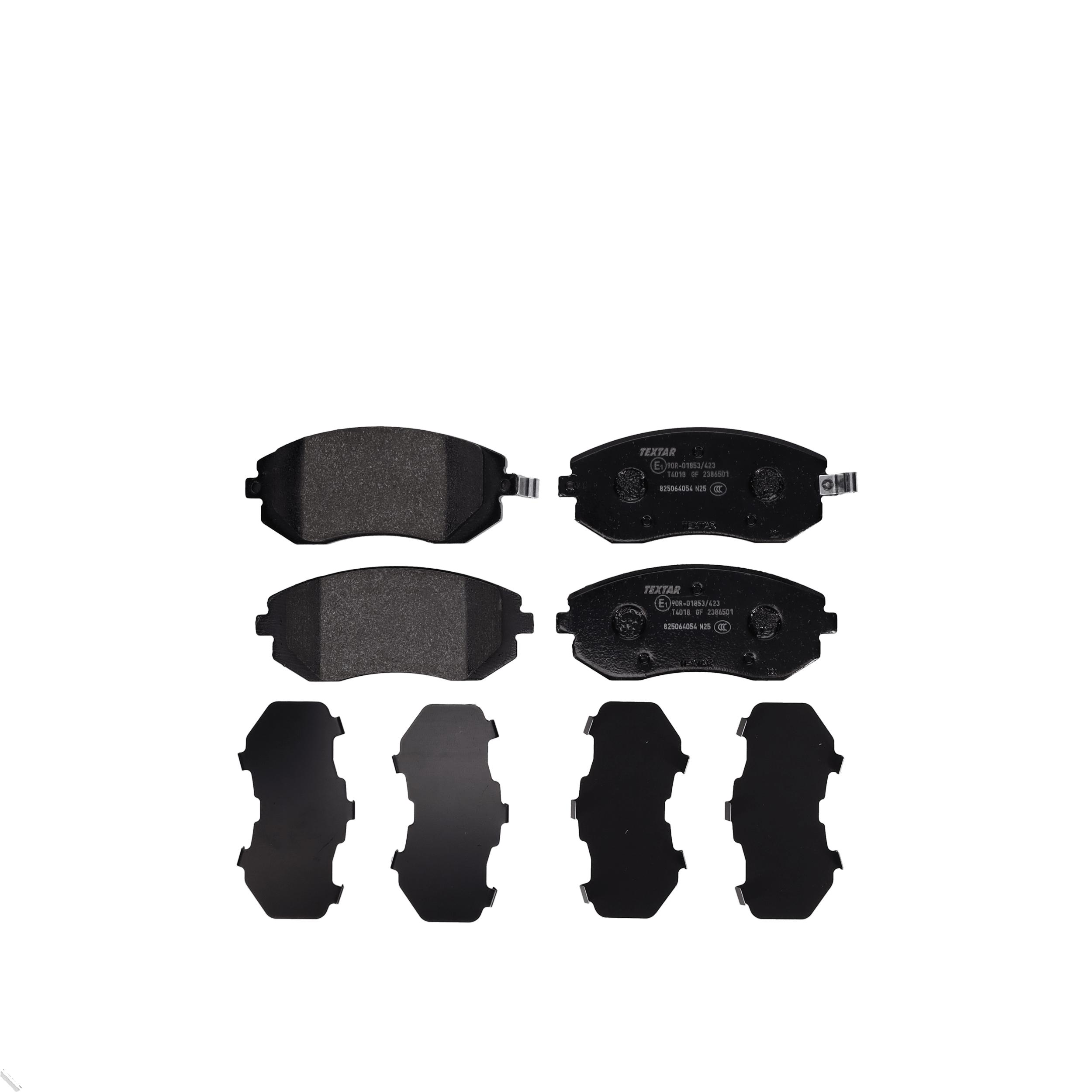 TEXTAR Bremseklodser 2386501 for SAAB SUBARU TOYOTA