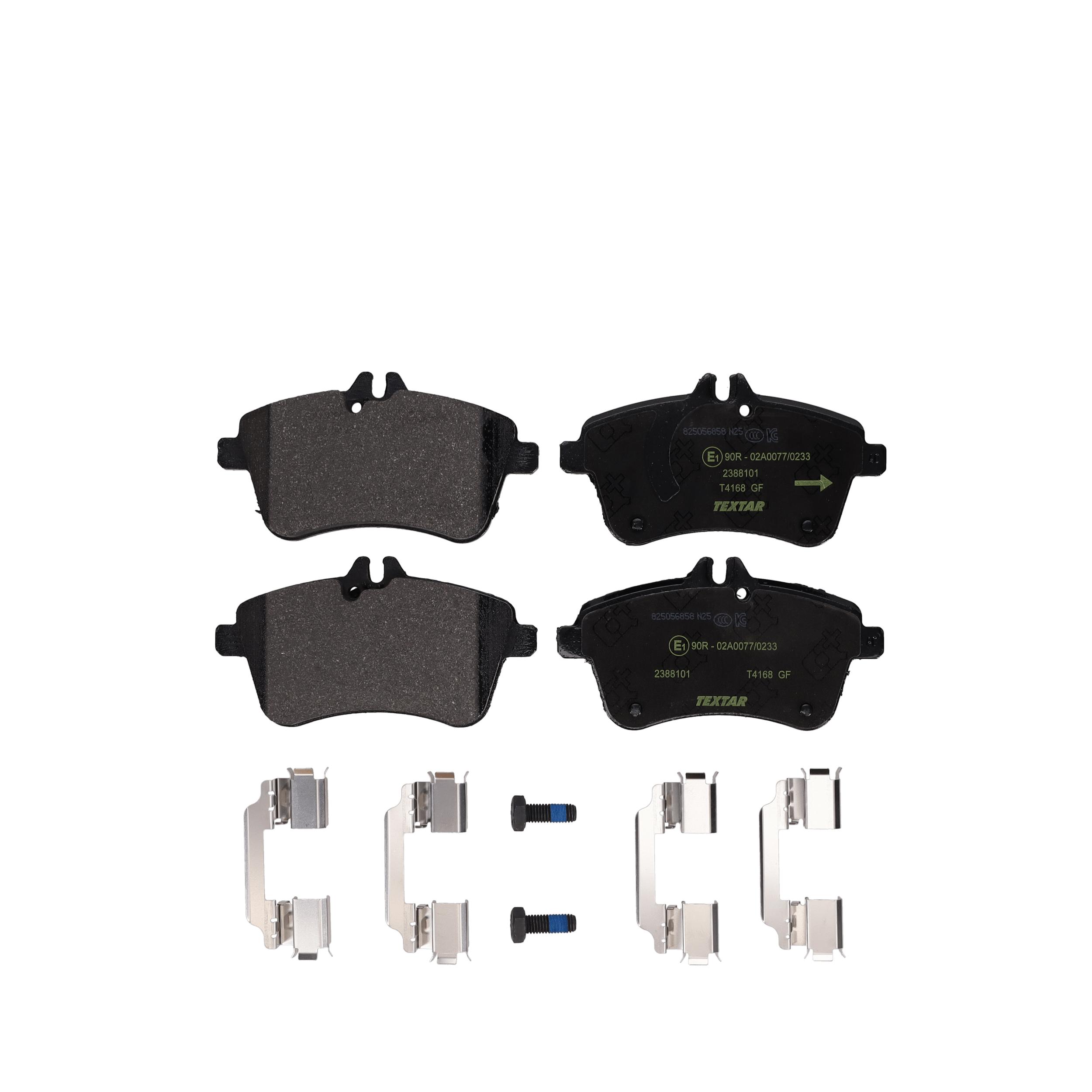 TEXTAR Bremseklodser 2388101 for MERCEDES-BENZ