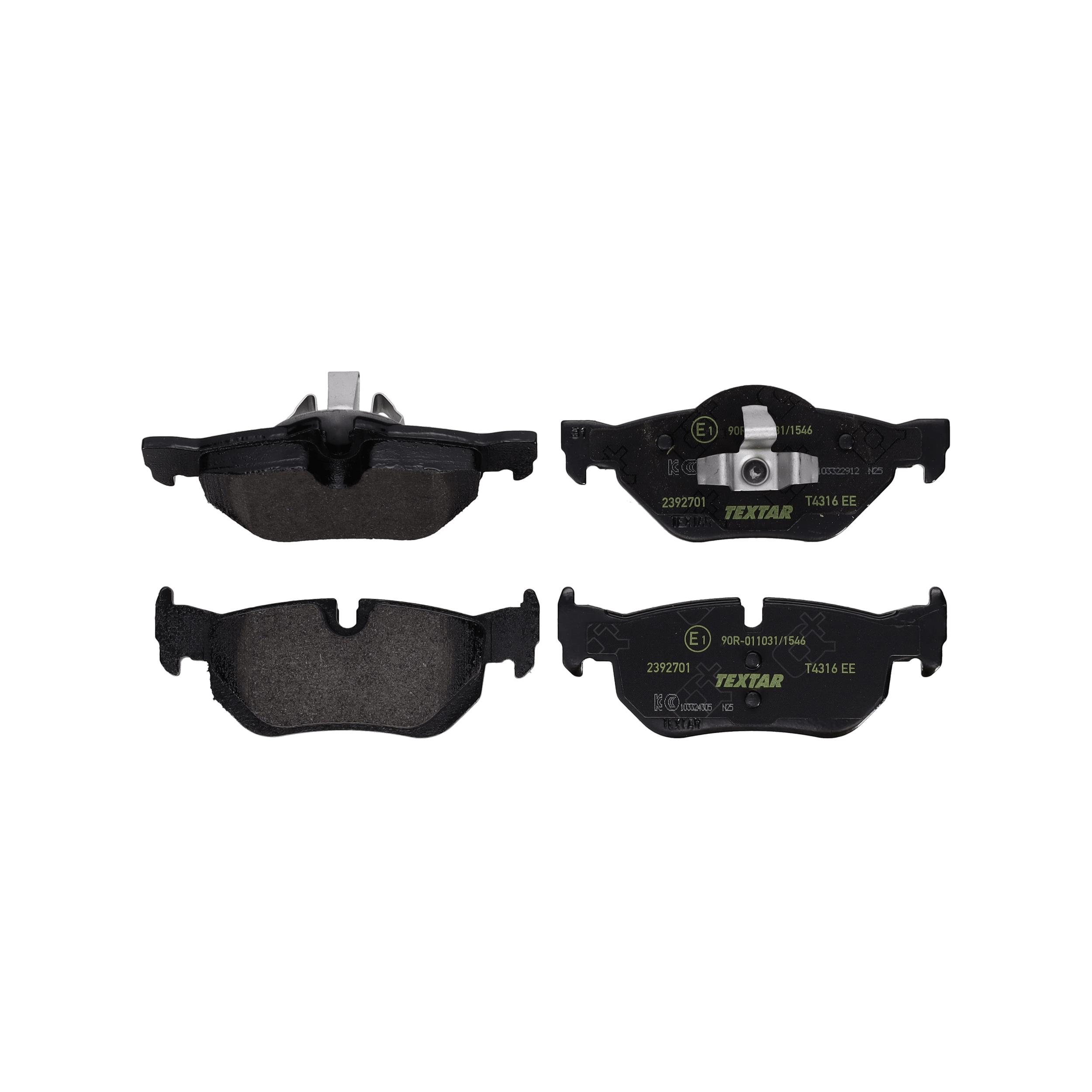 TEXTAR Bremseklodser 2392701 for BMW