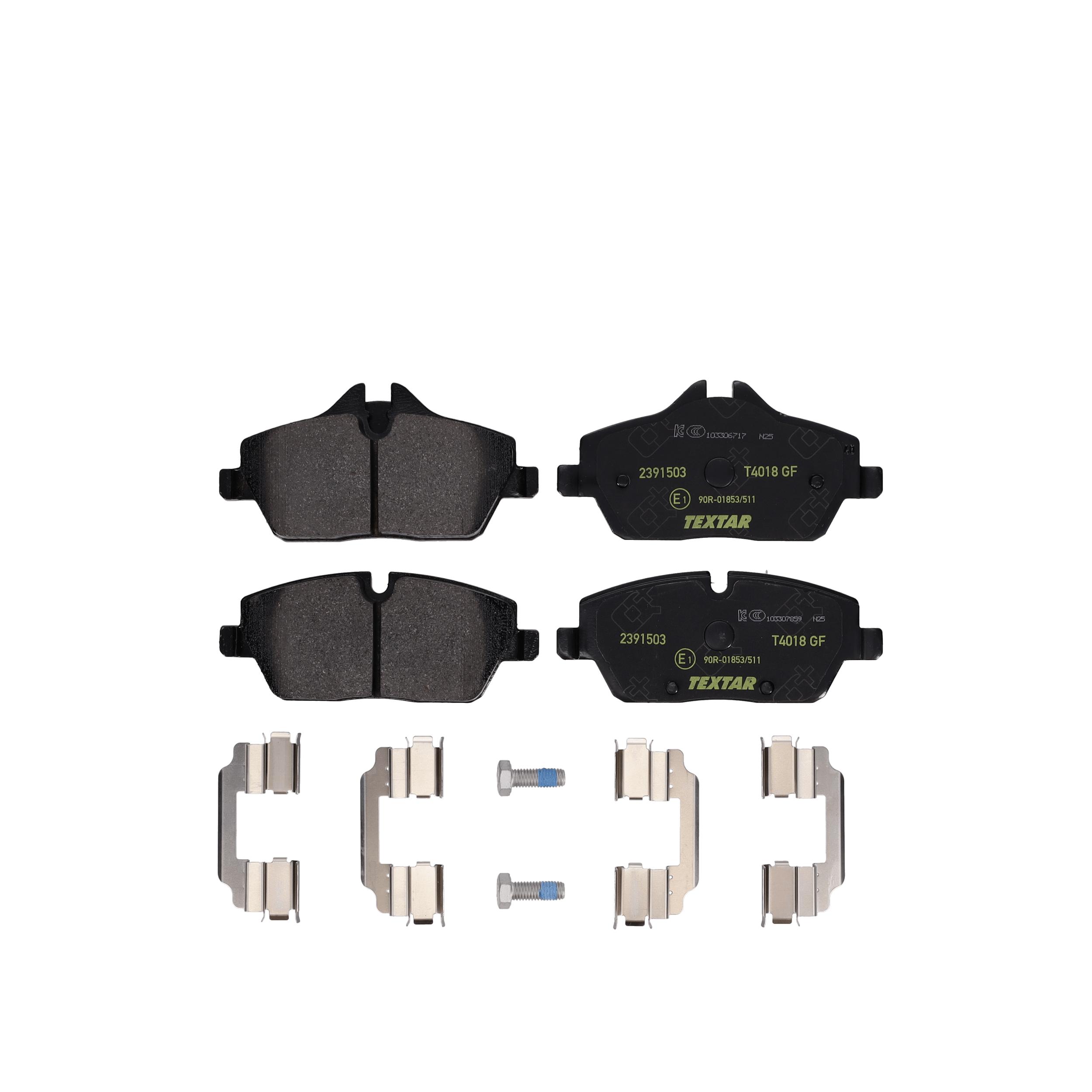 TEXTAR Bremseklodser 2391503 for BMW MINI