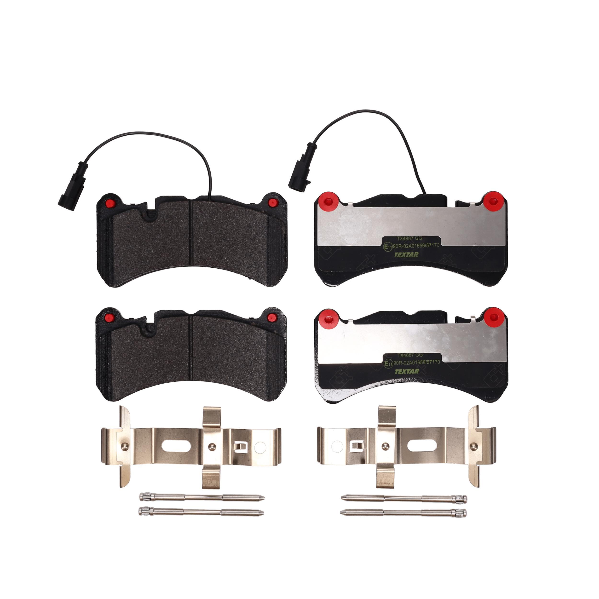 TEXTAR Bremseklodser 2395503 for ALFA ROMEO MASERATI