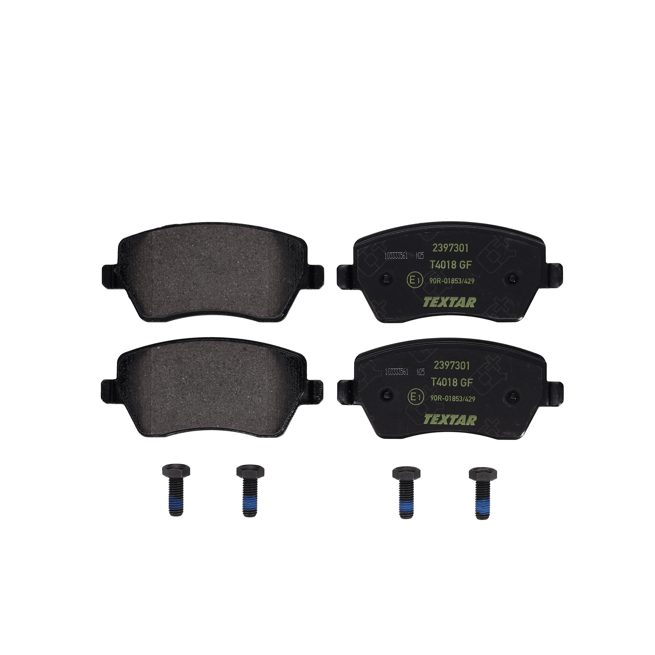 TEXTAR Bremseklodser 2397301 for MERCEDES-BENZ RENAULT NISSAN DACIA LADA