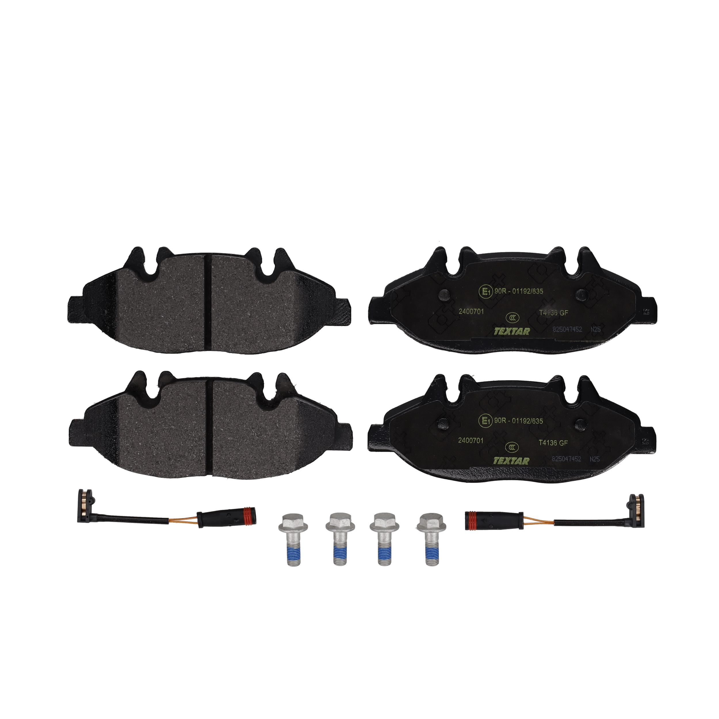 TEXTAR Bremseklodser 2400701 for MERCEDES-BENZ