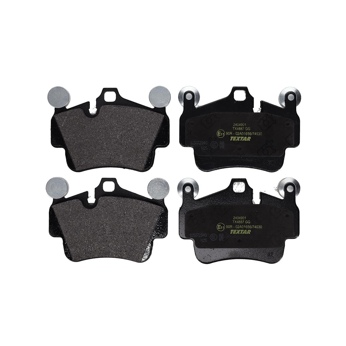 TEXTAR Bremseklodser 2404901 for PORSCHE