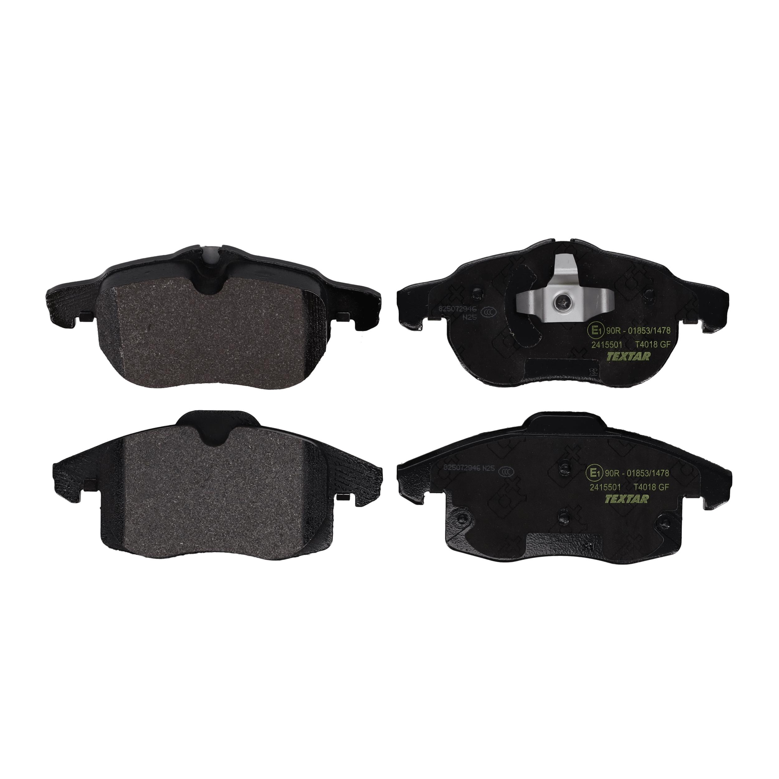 TEXTAR Bremseklodser 2415501 for OPEL GENERAL MOTORS VAUXHALL