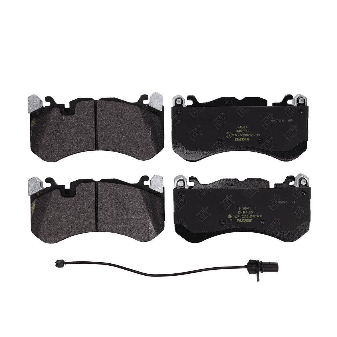 TEXTAR Bremseklodser 2445501 for AUDI SKODA