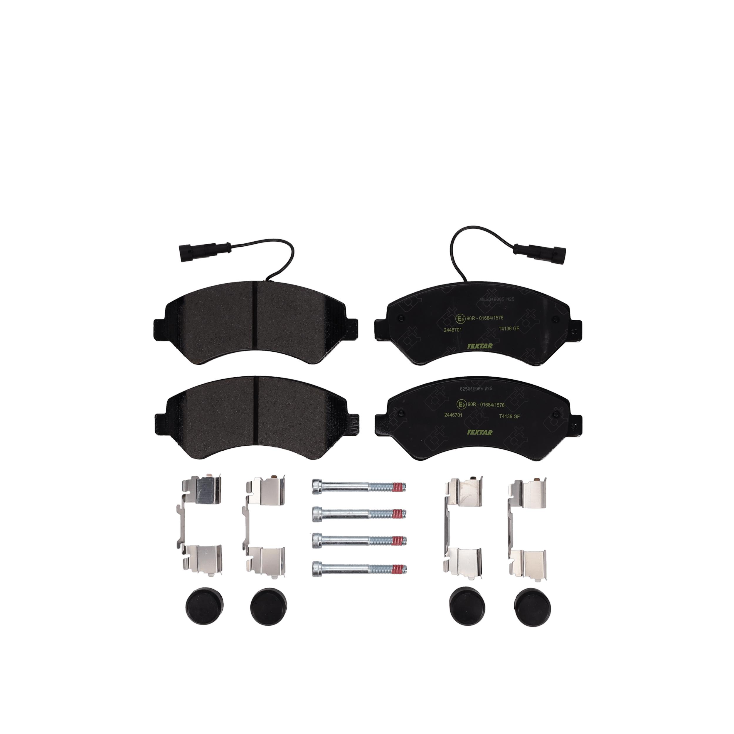 TEXTAR Bremseklodser 2446701 for CITROËN PEUGEOT FIAT RAM