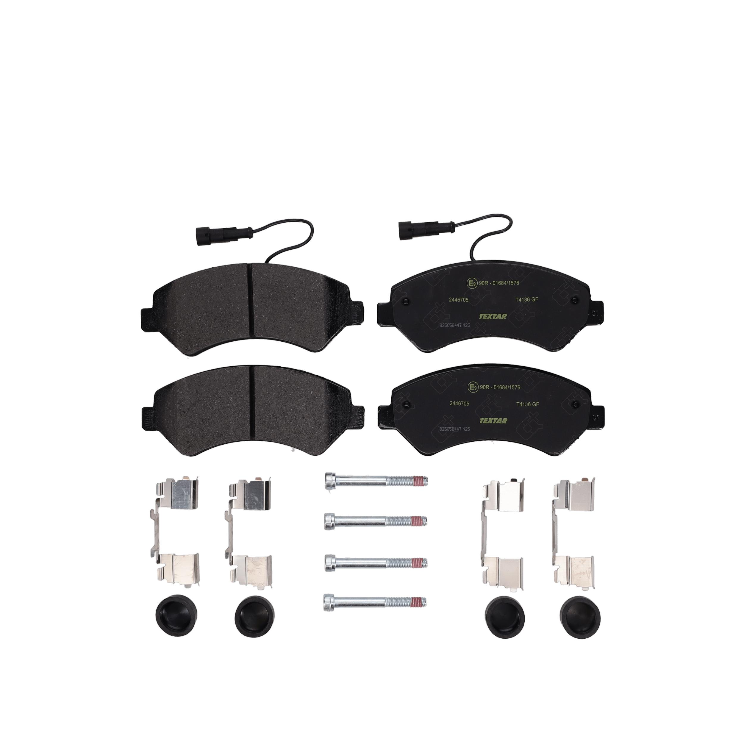 TEXTAR Bremseklodser 2446705 for FIAT RAM