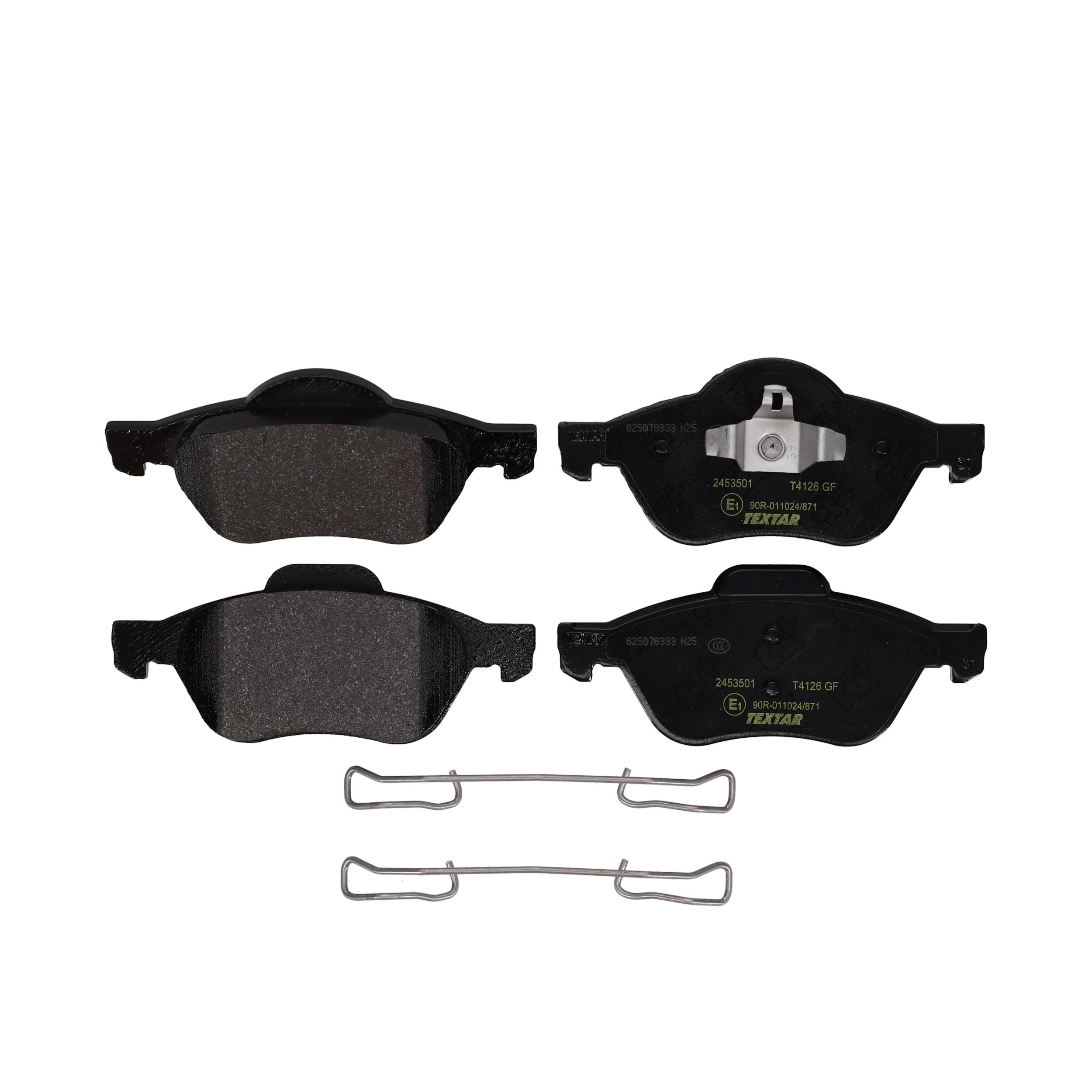 TEXTAR Bremseklodser 2453501 for RENAULT