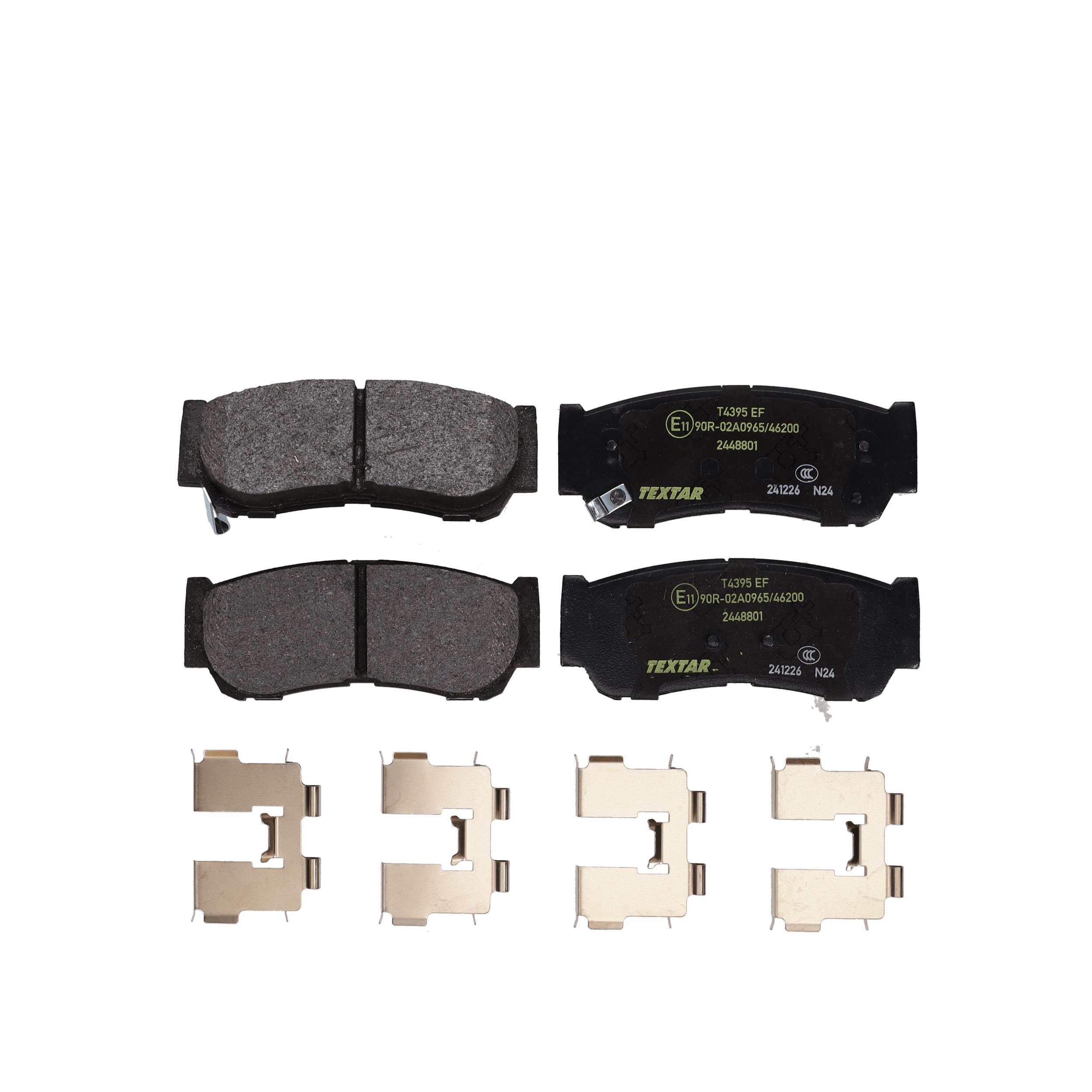 TEXTAR Bremseklodser 2448801 for HYUNDAI JAC
