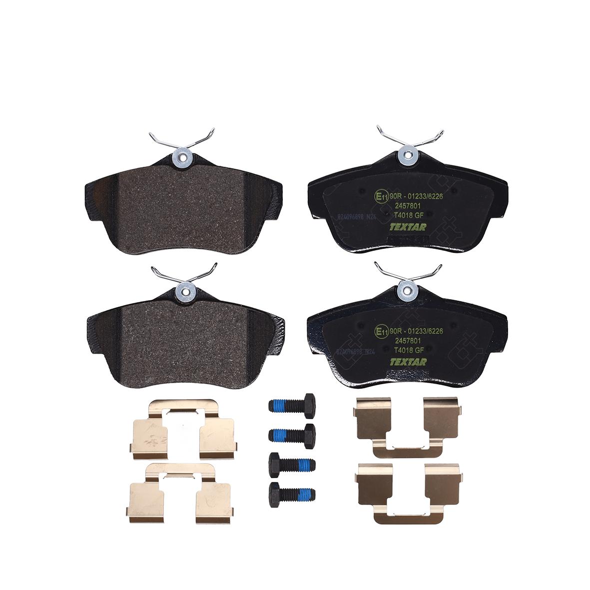TEXTAR Bremseklodser 2457801 for PEUGEOT CITROËN FIAT TOYOTA