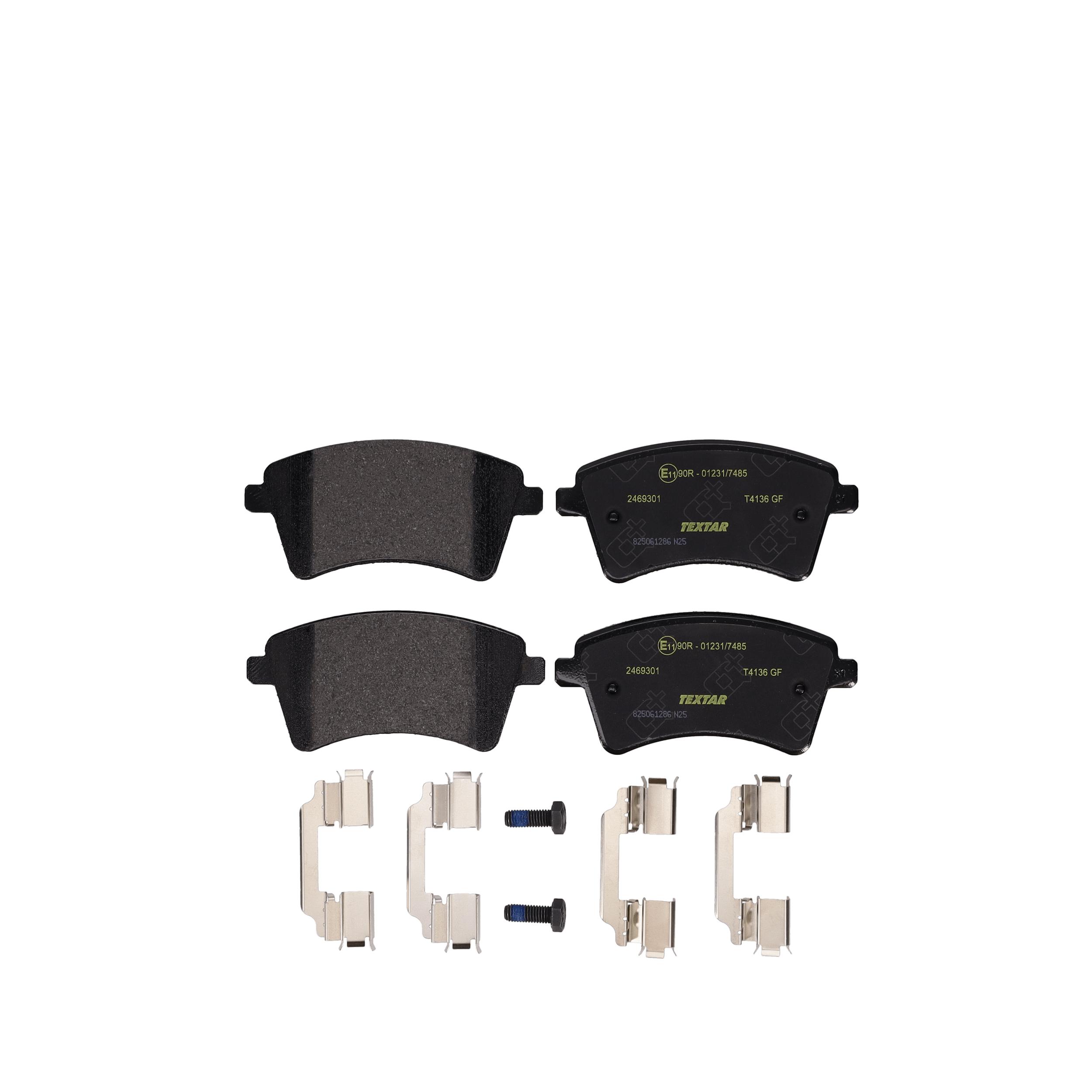 TEXTAR Bremseklodser 2469301 for MERCEDES-BENZ RENAULT