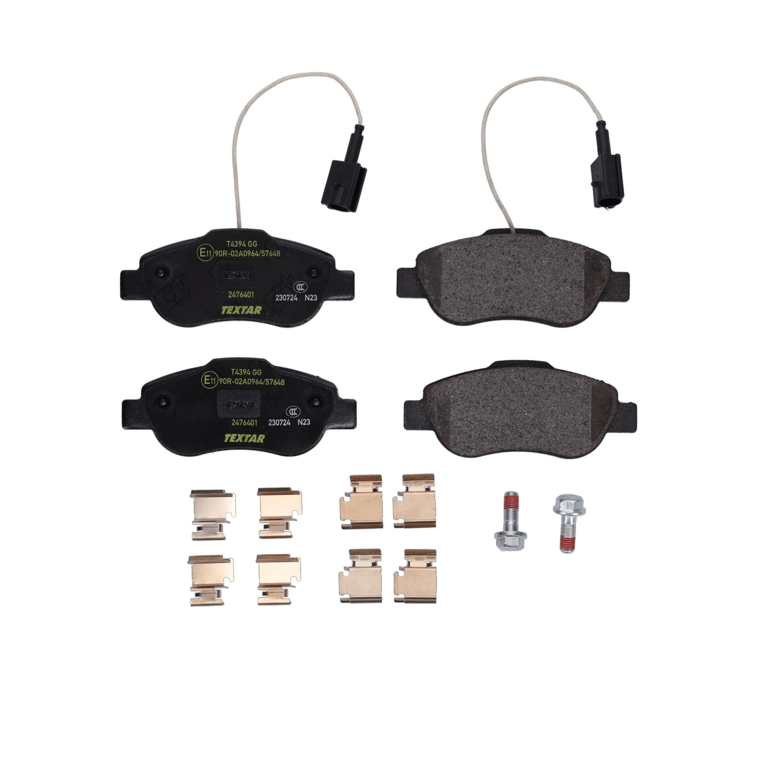 TEXTAR Bremseklodser 2476401 for FORD FIAT