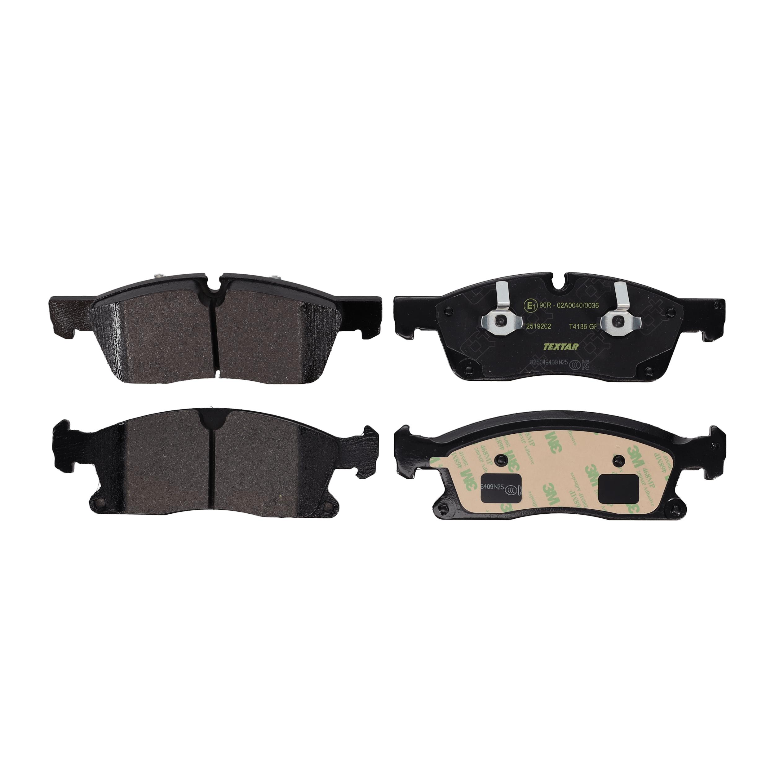 TEXTAR Bremseklodser 2519202 for MERCEDES-BENZ
